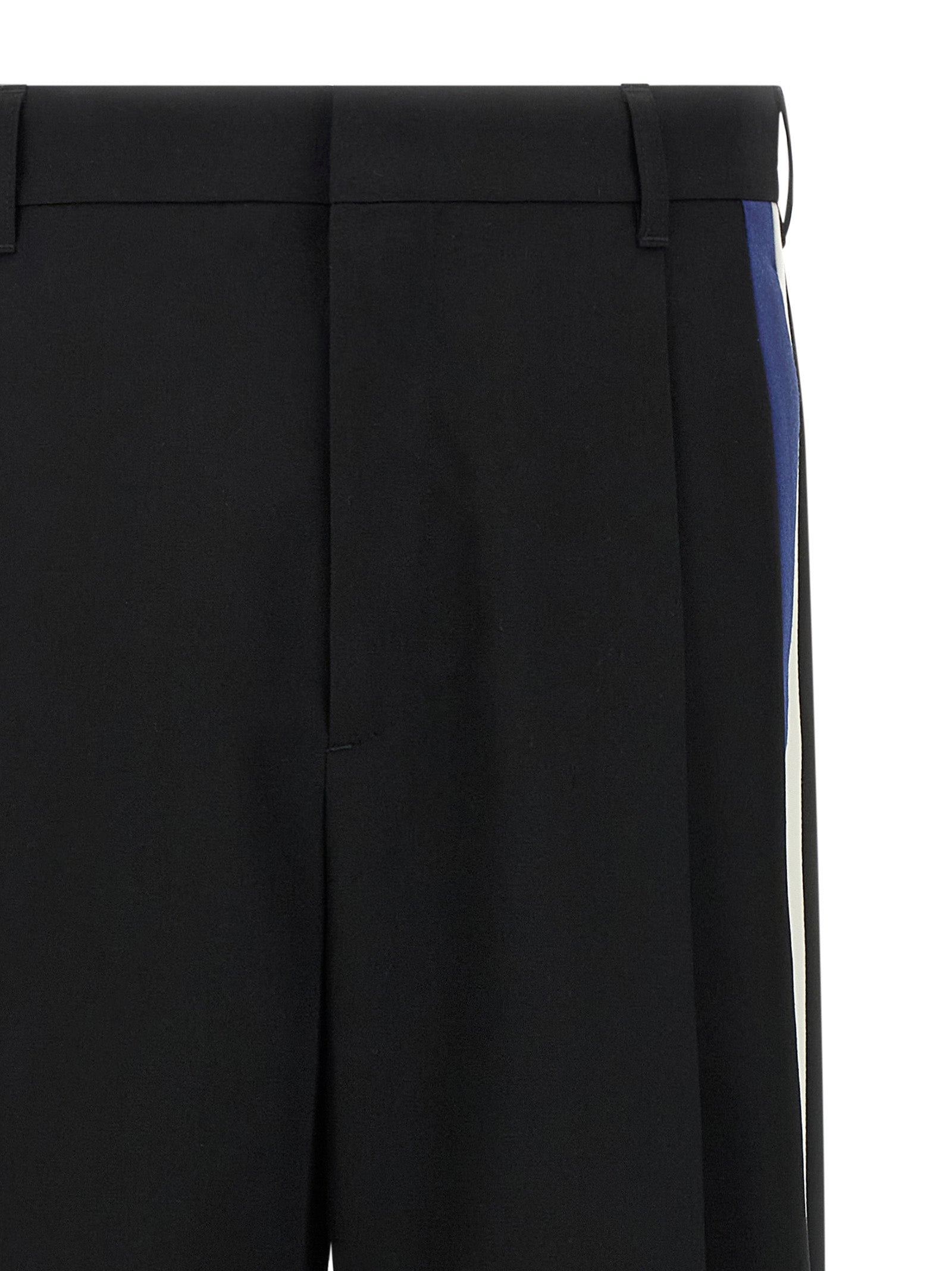 Marni Schwarze Hose aus reiner Schurwolle