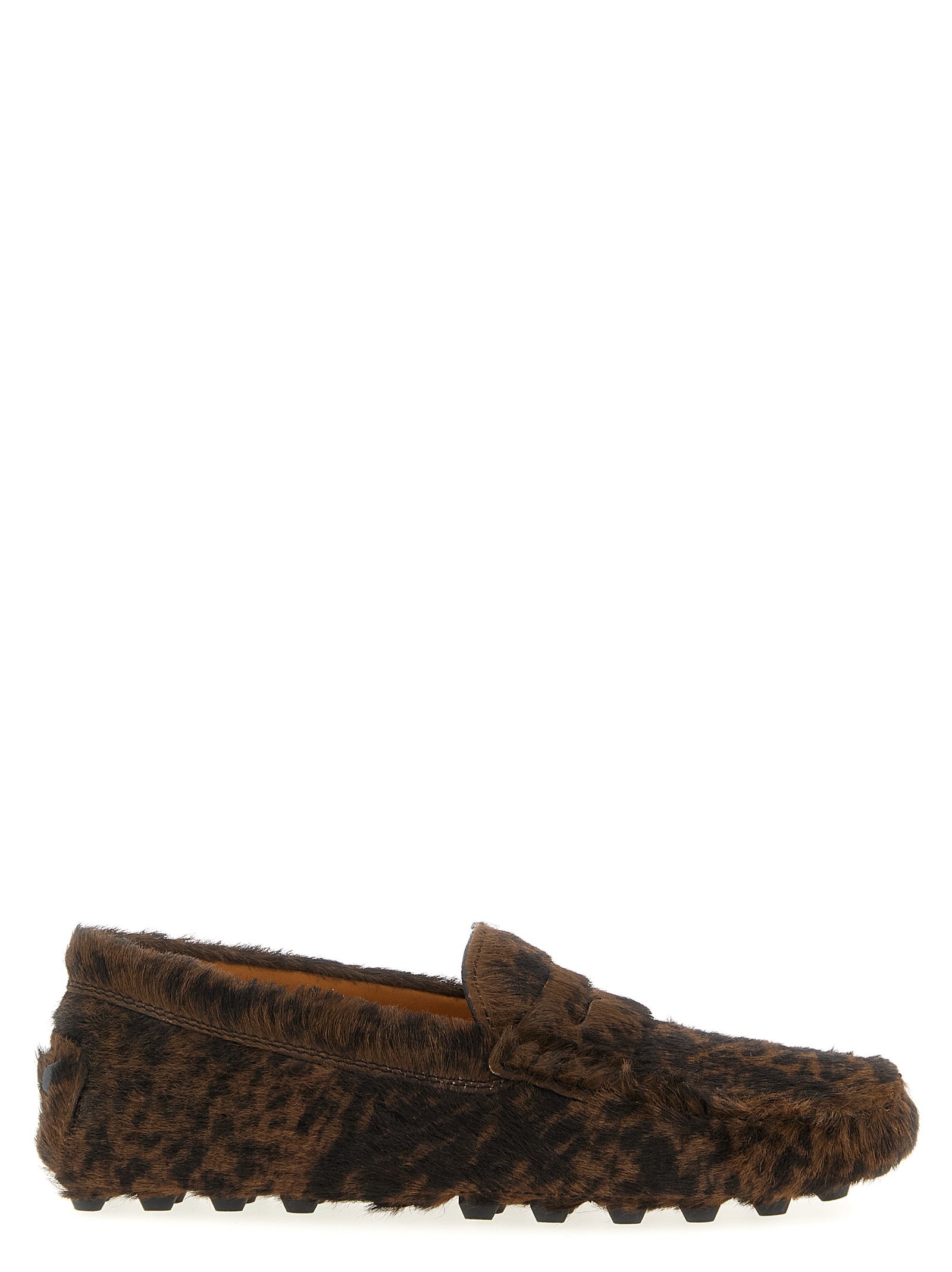 Tod's Braune Kalbsleder-Slipper