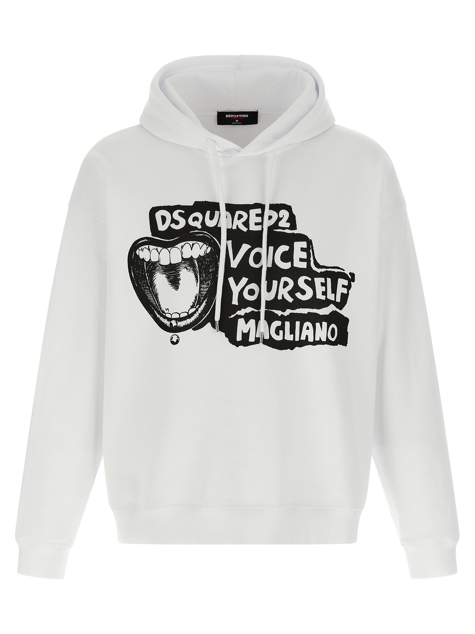 Dsquared² Zweifarbiger Baumwollpullover