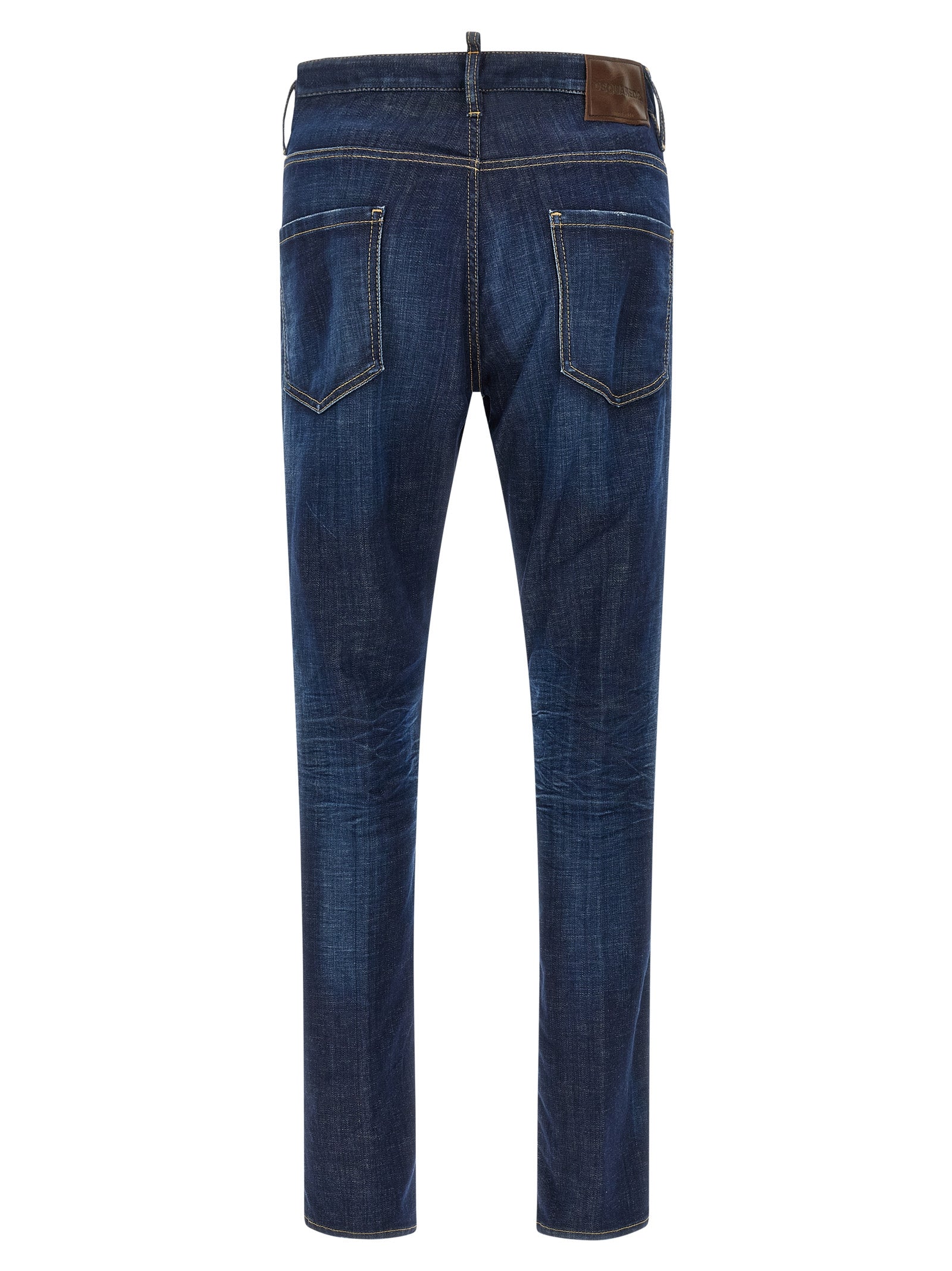 Dsquared² Blaue Jeans aus Baumwolle im geraden Schnitt