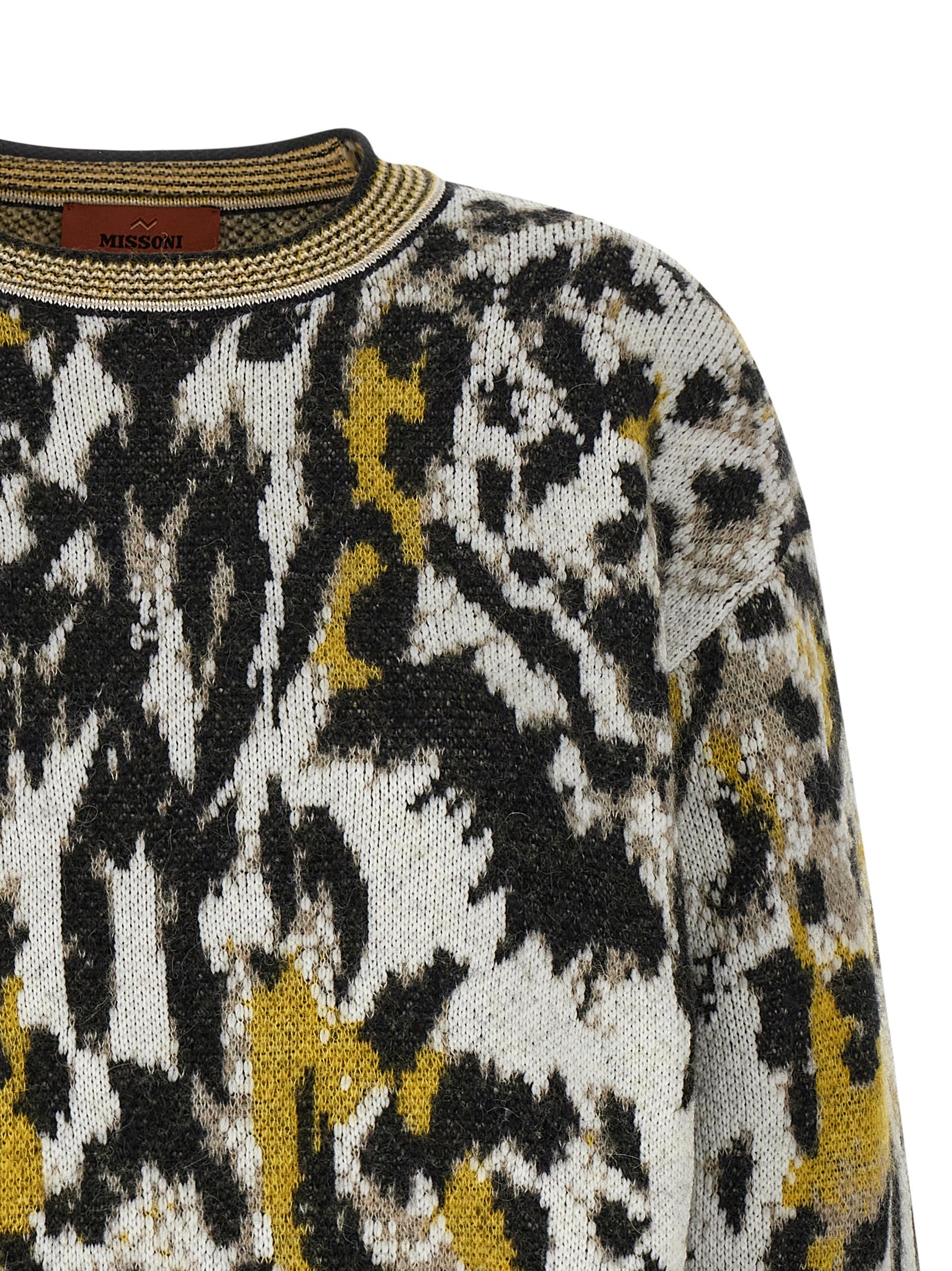 Missoni Mehrfarbige Strickjacke aus Polyamid