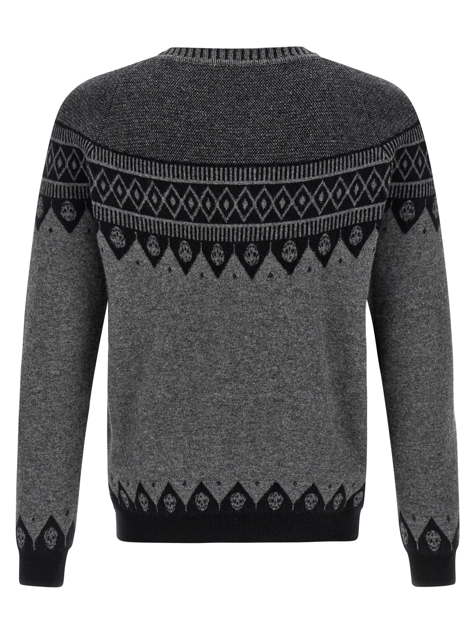 Alexander McQueen Grauer Wollcardigan