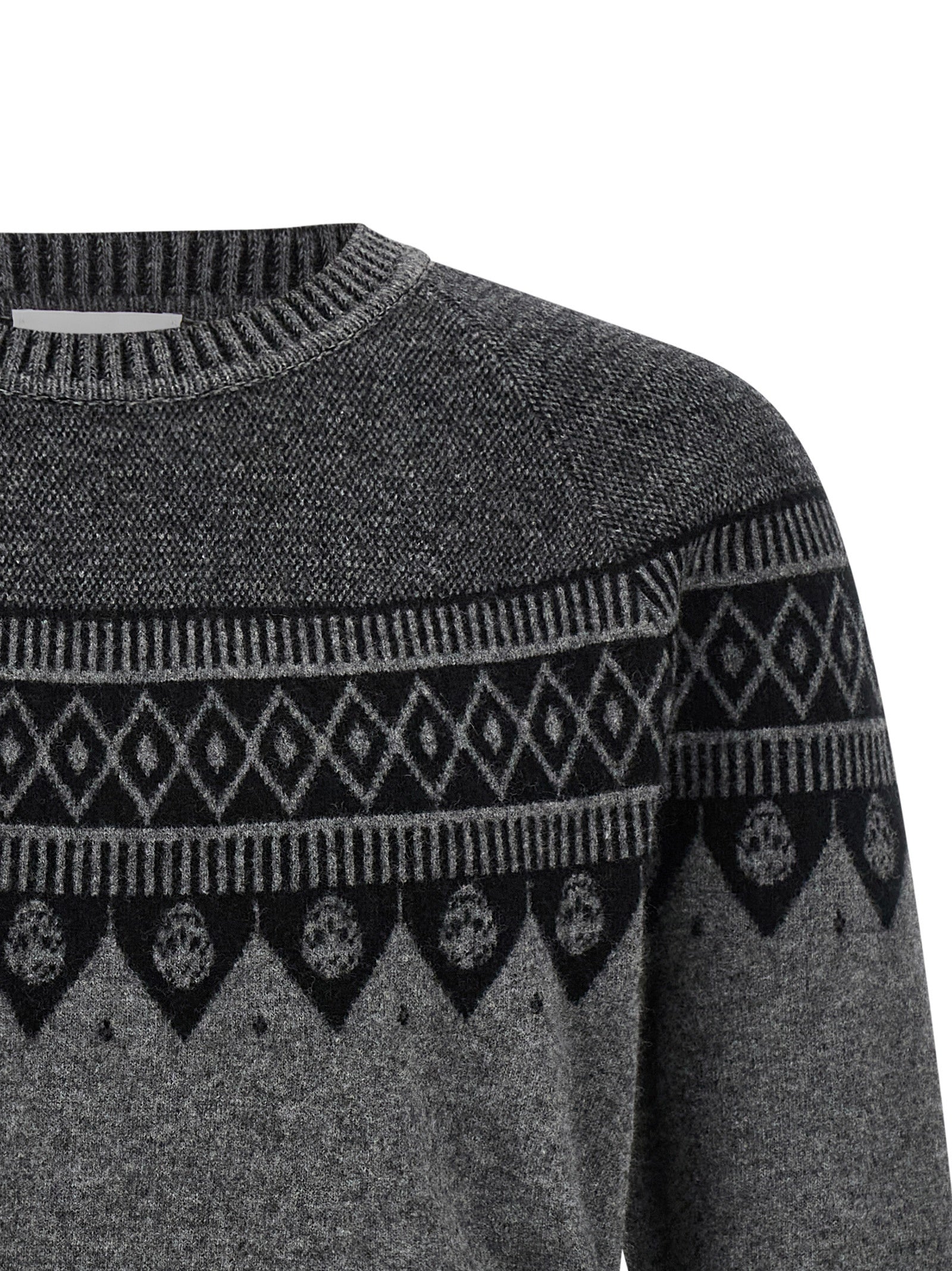 Alexander McQueen Grauer Wollcardigan