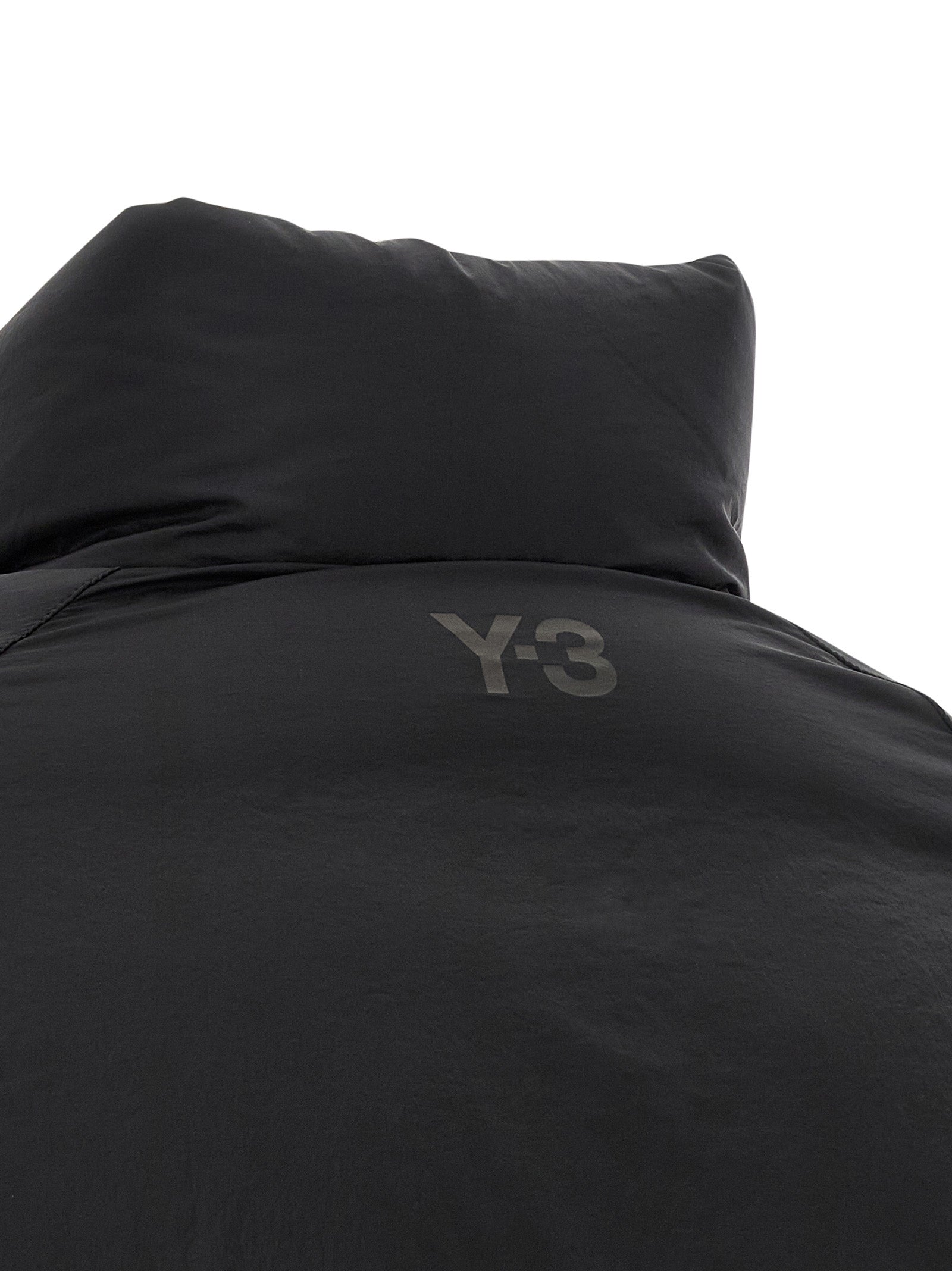 Y-3 Schwarze Polyamid-Shell-Jacke
