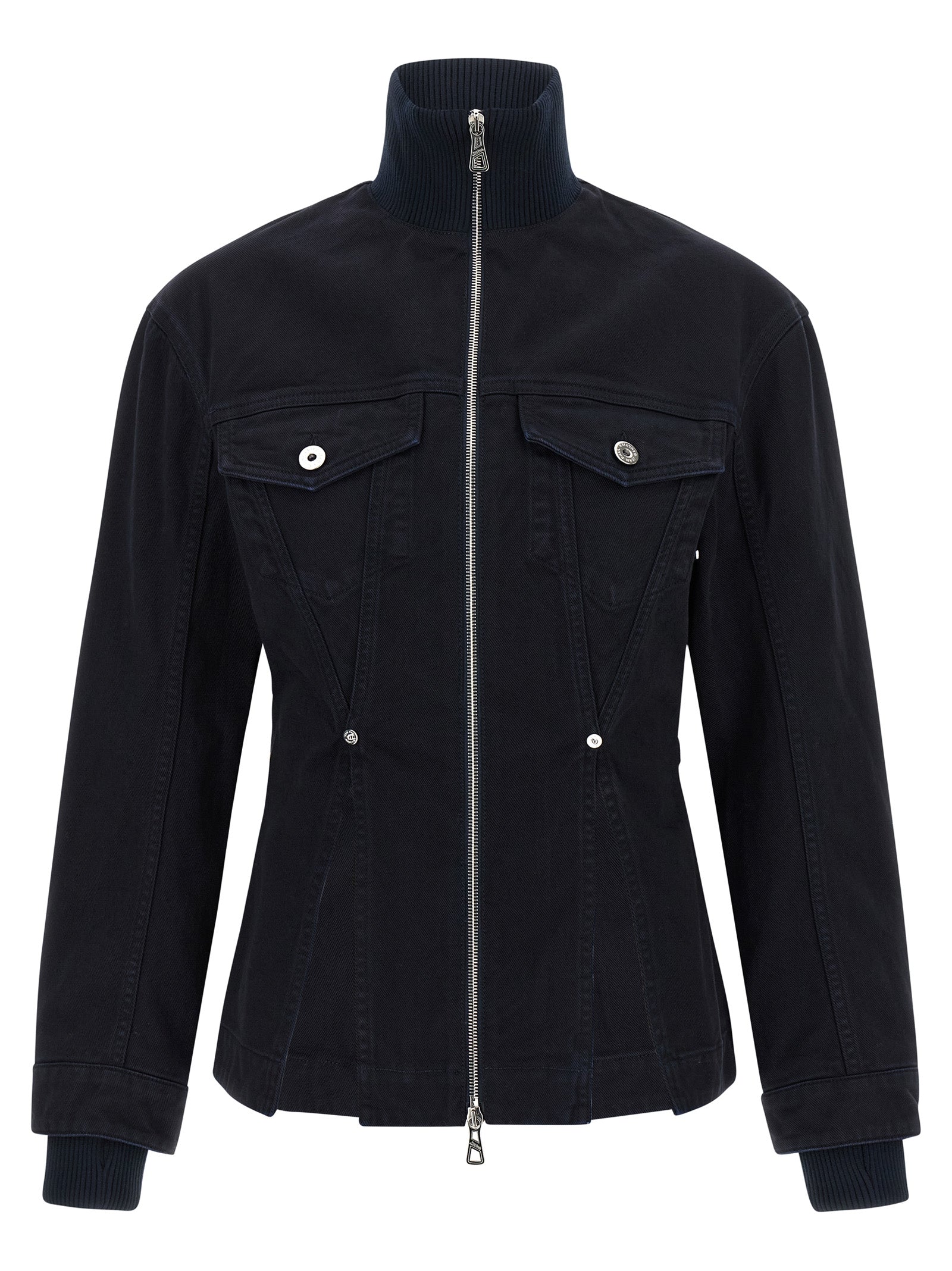 Jean Paul Gaultier Blaue Jeansjacke aus Baumwolle