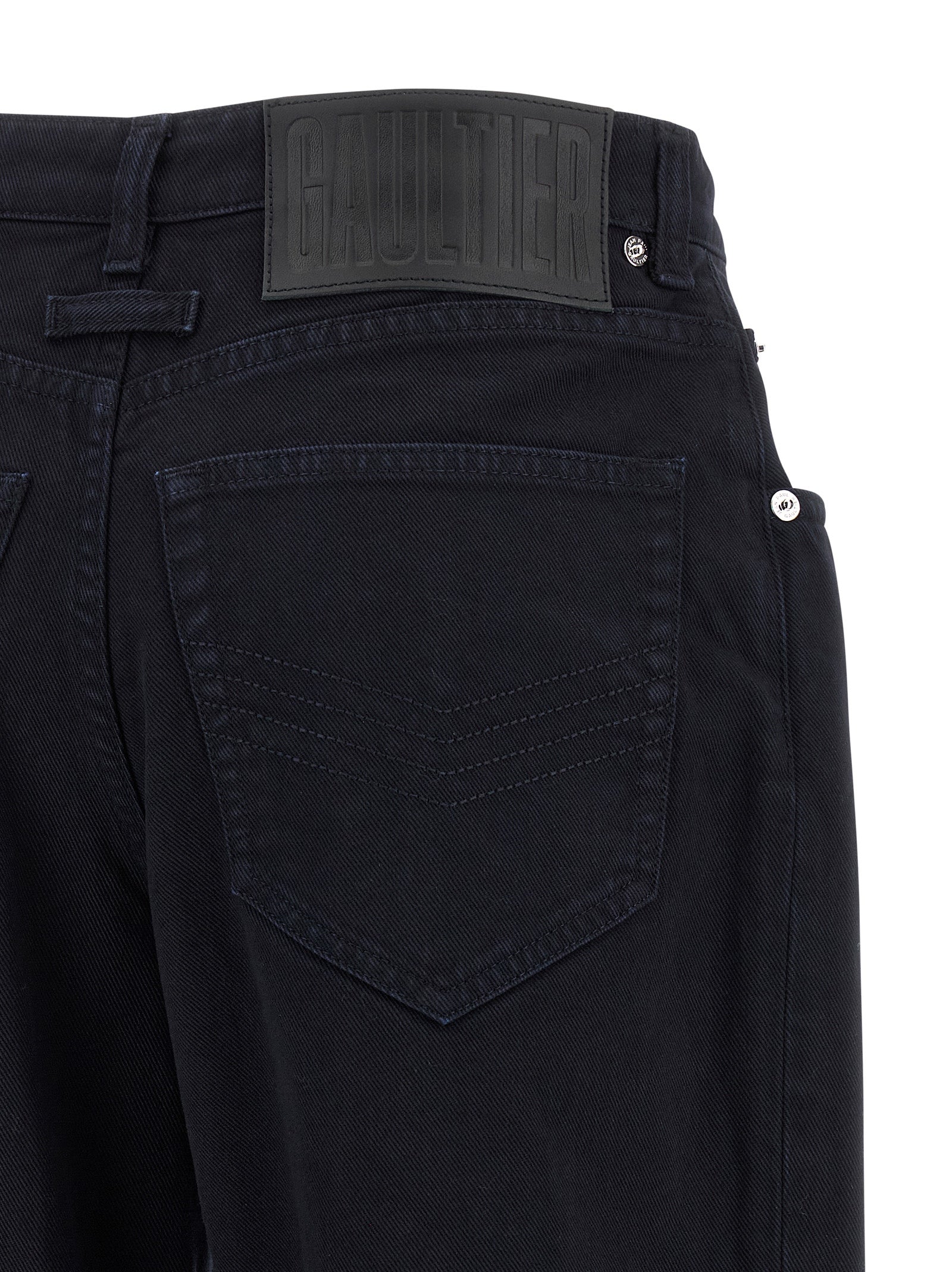 Jean Paul Gaultier Blaue Baumwolljeans Denim