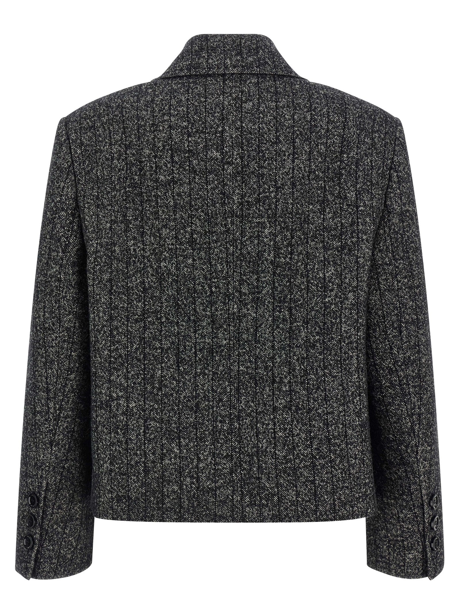 Dolce & Gabbana Zweifarbiger Blazer aus Elasthan