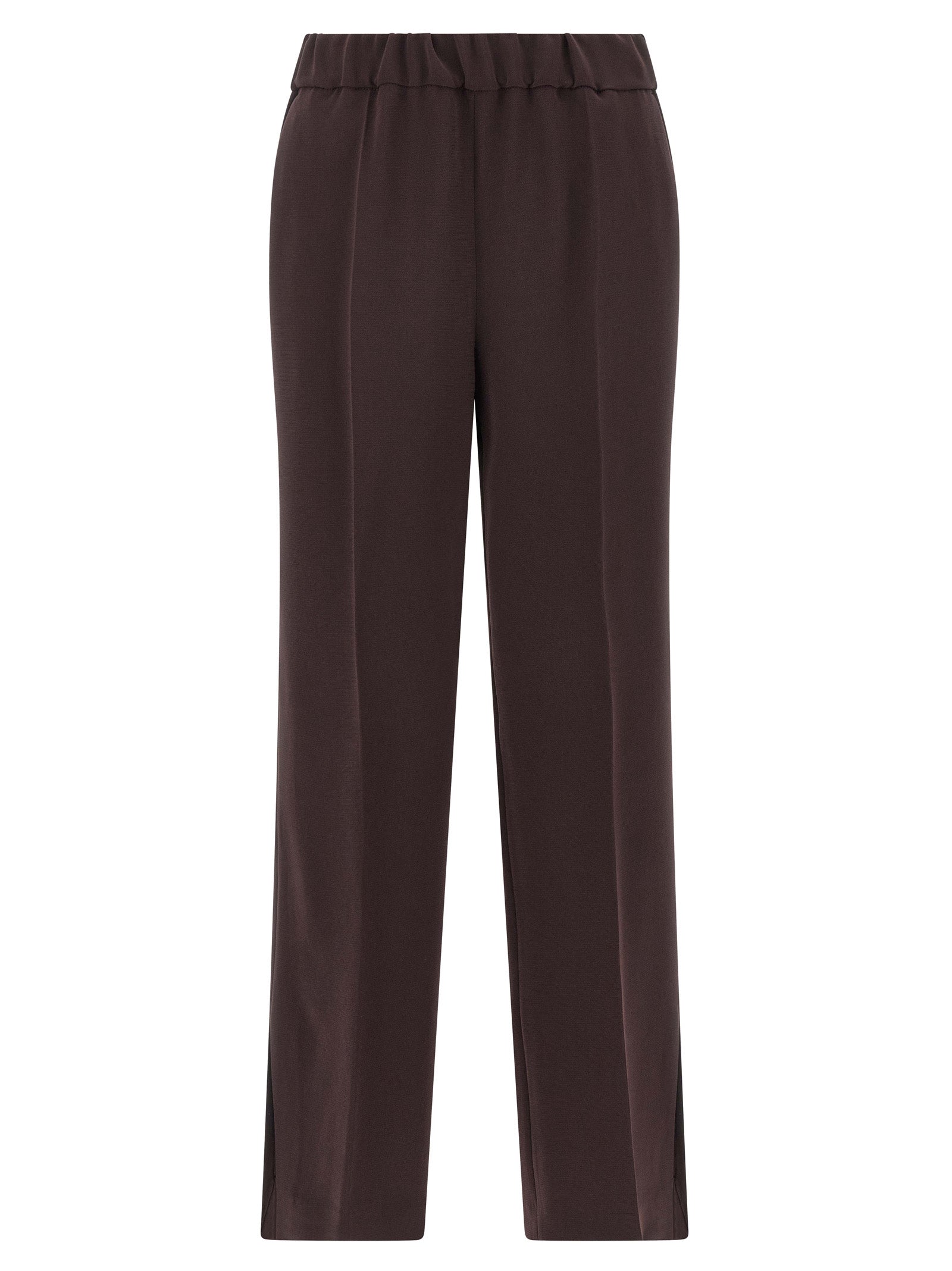 Alberto Biani Braune Triacetat Freizeithose