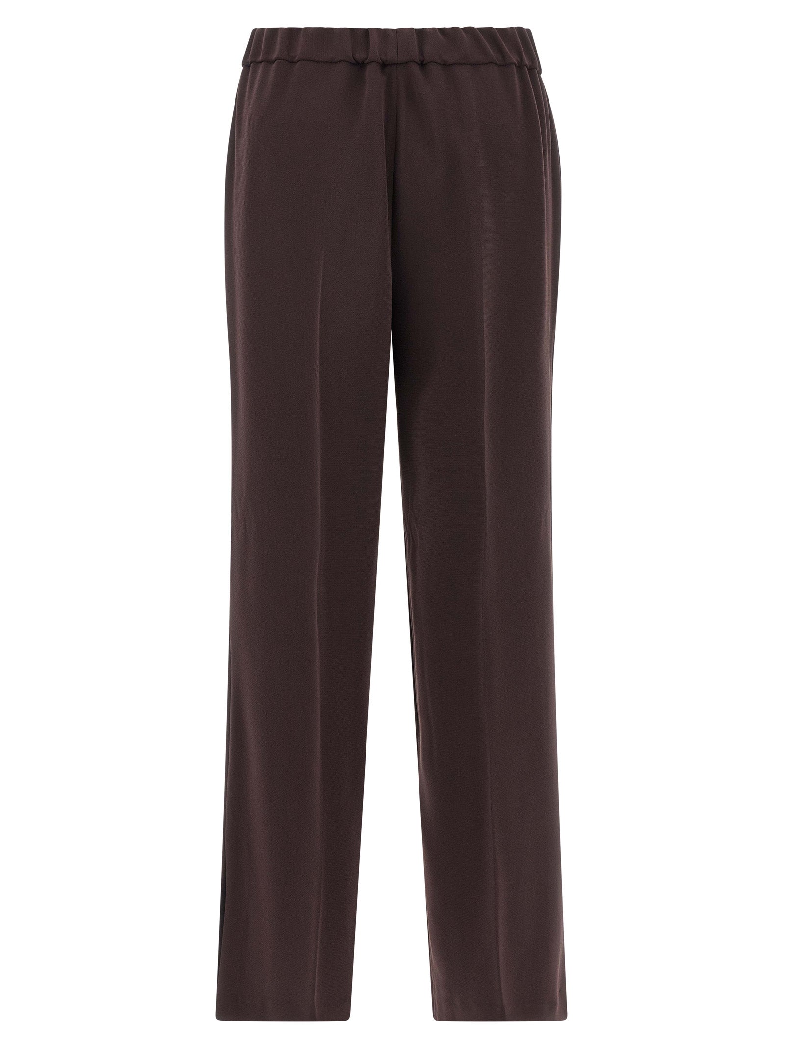 Alberto Biani Braune Triacetat Freizeithose