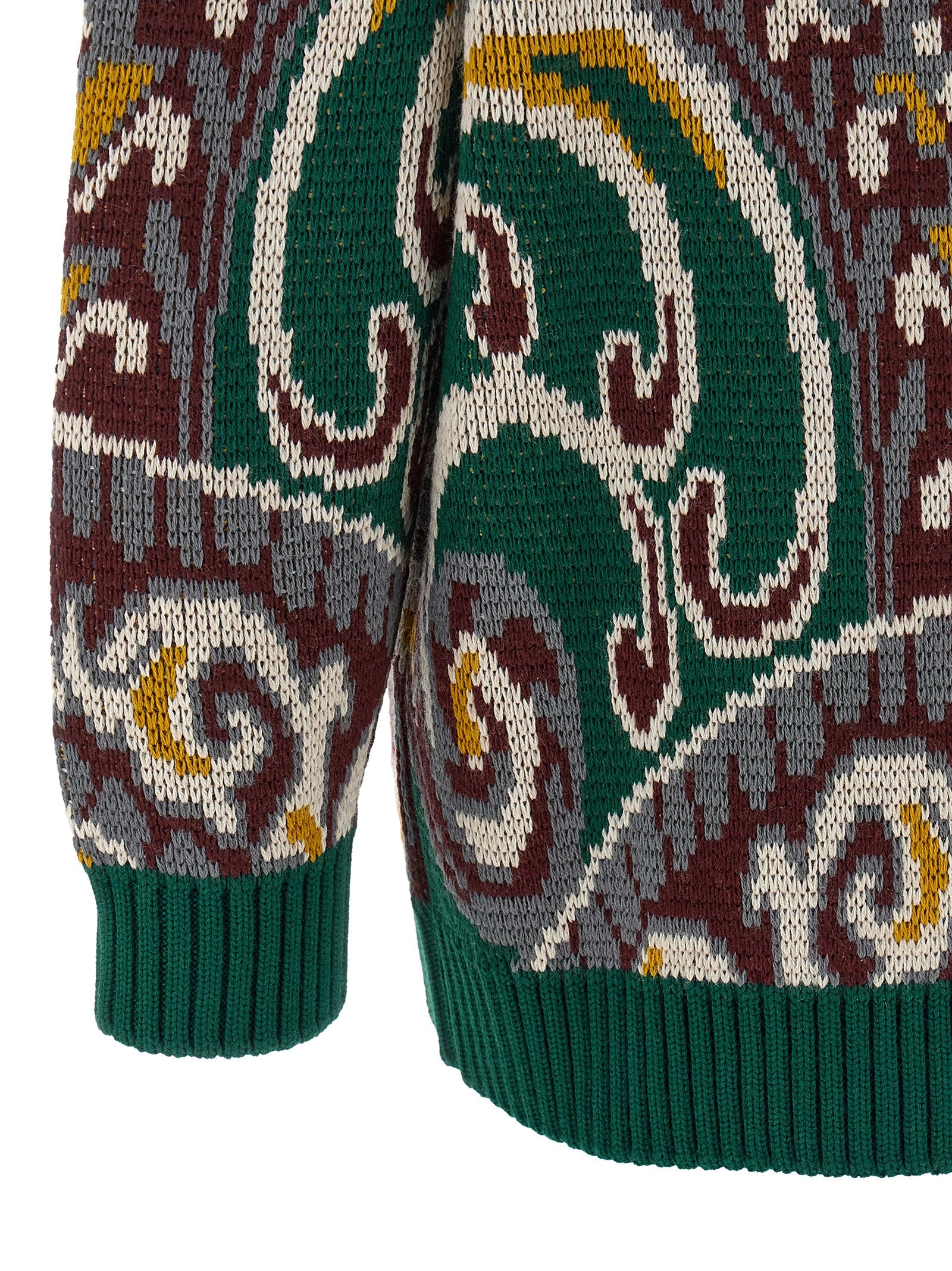 Etro Mehrfarbige Wollstrickjacke