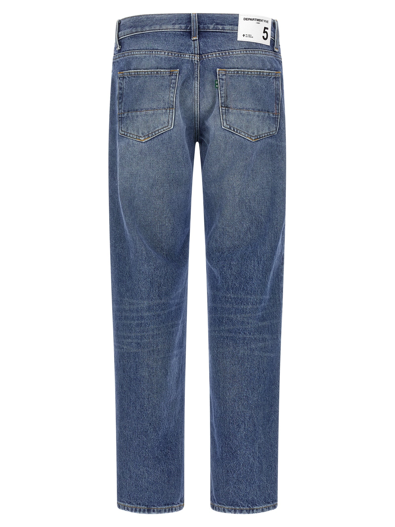 Department 5 Blaue Jeans aus Baumwolle im geraden Schnitt