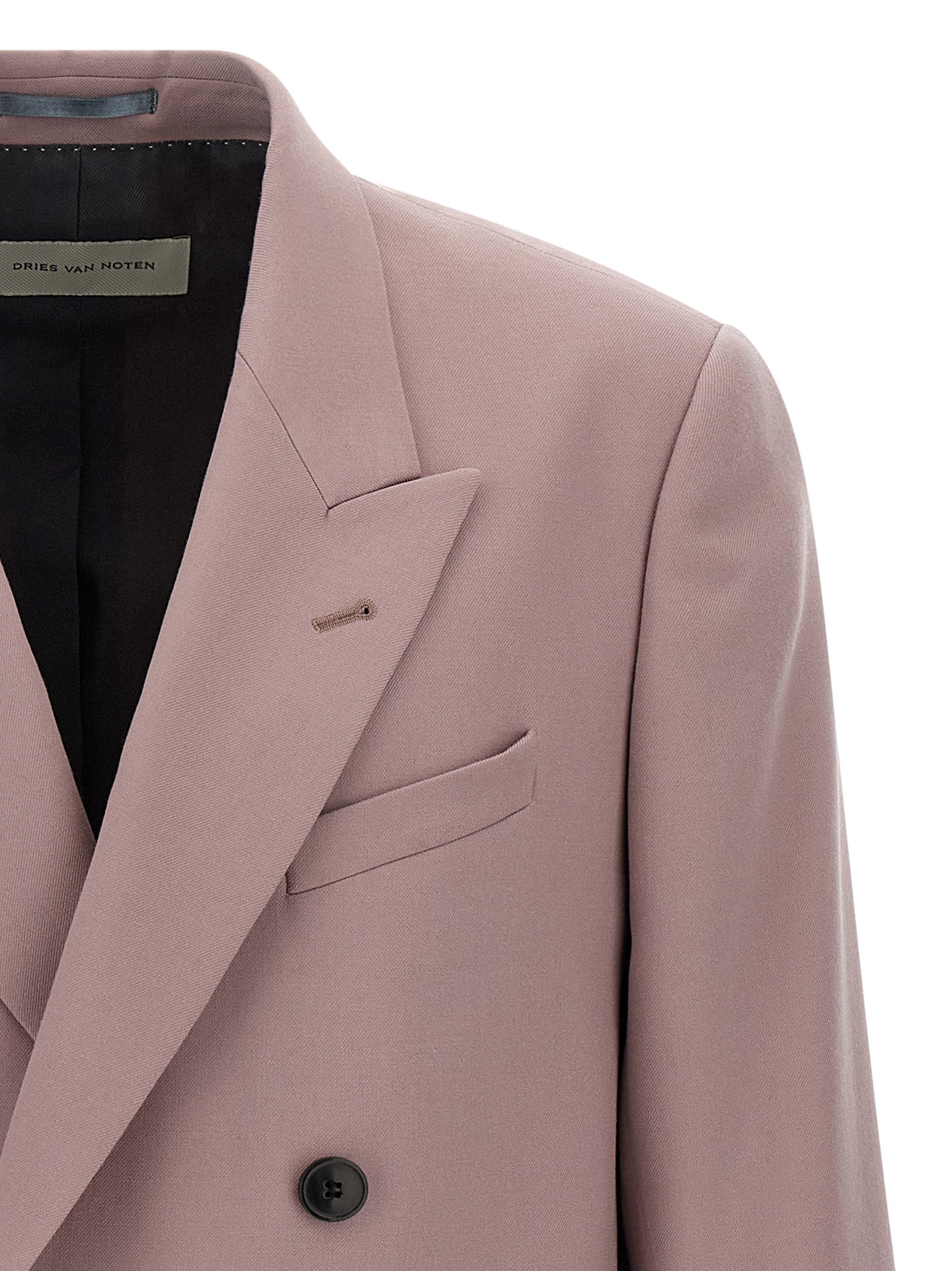 Dries Van Noten Lila Wollblazer