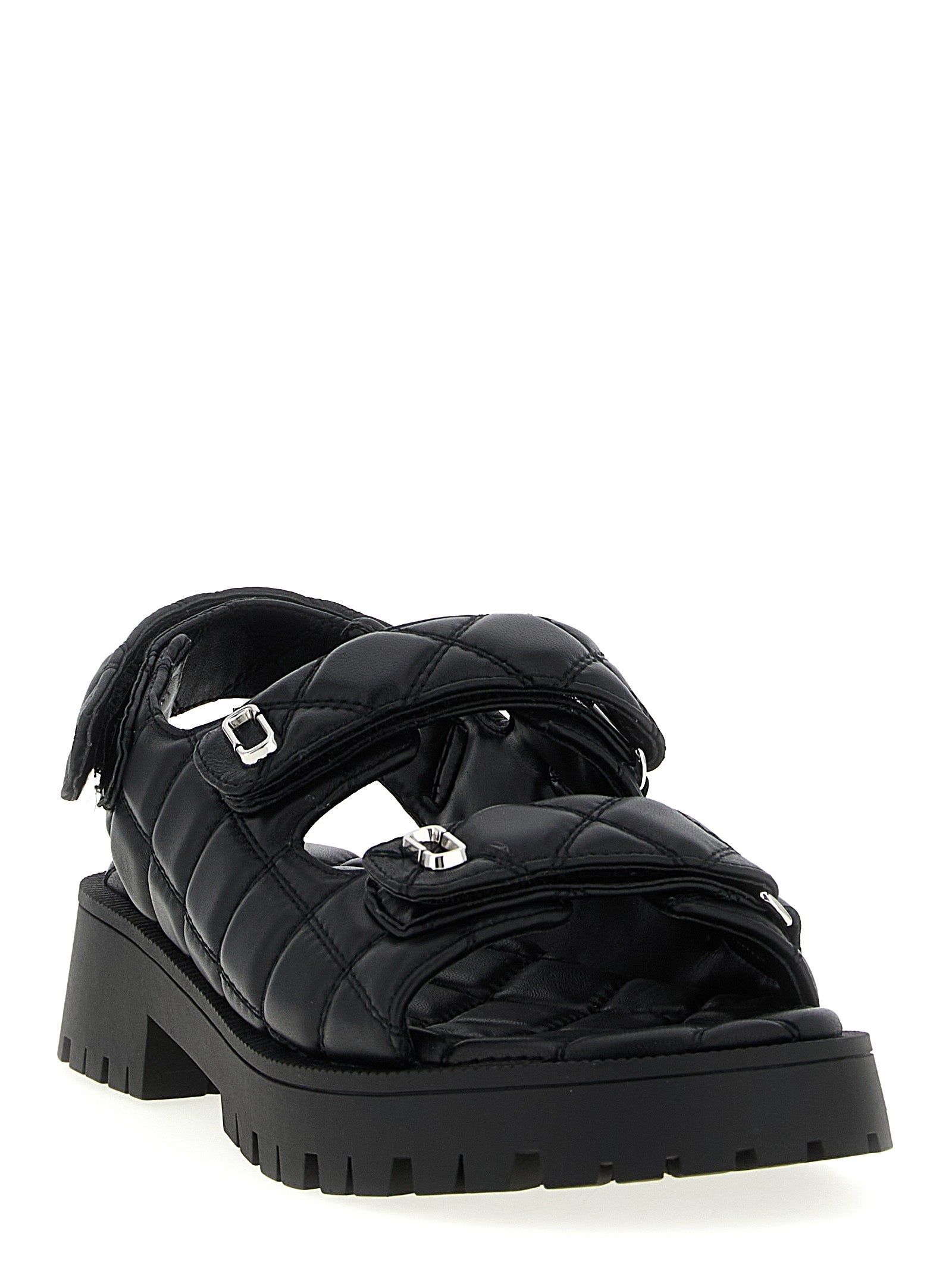Marc Jacobs Schwarze Pumps aus Lammleder mit mittlerem Absatz