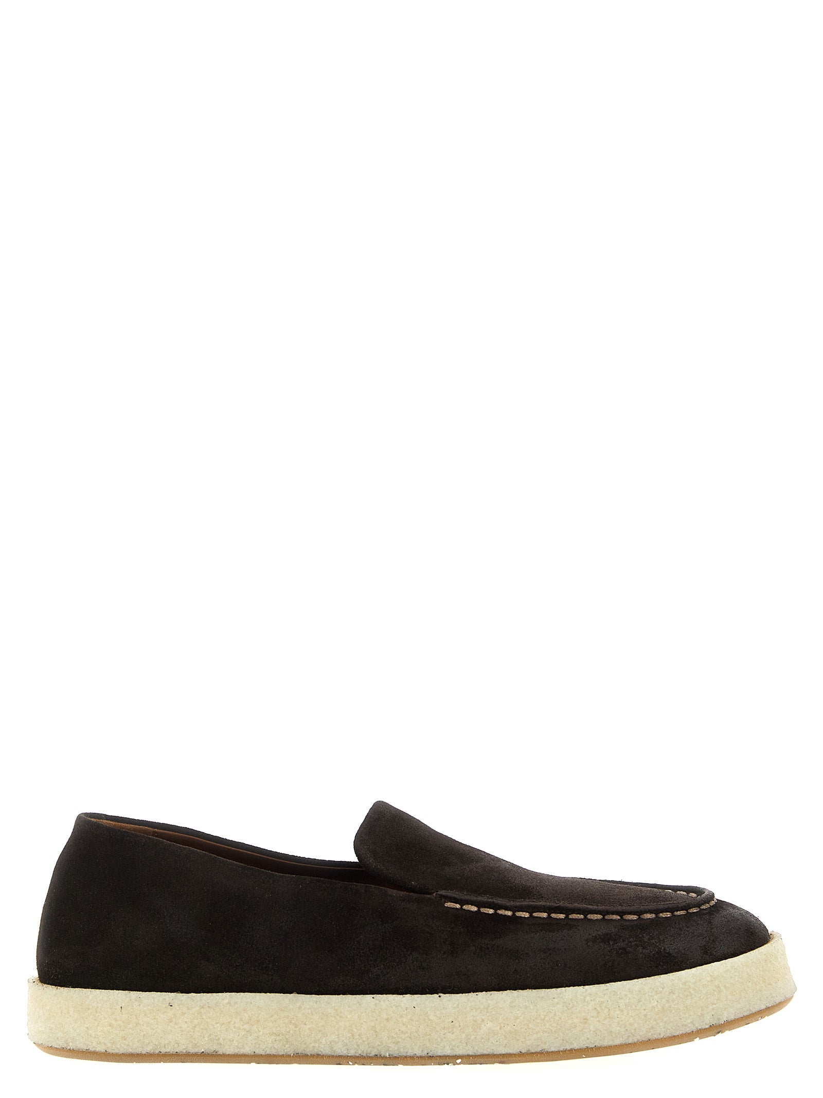 Marsell Braune Loafer aus Leder zum Hineinschlüpfen