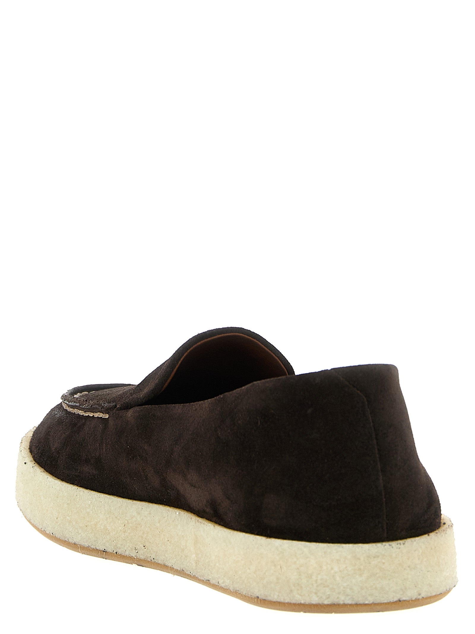 Marsell Braune Loafer aus Leder zum Hineinschlüpfen