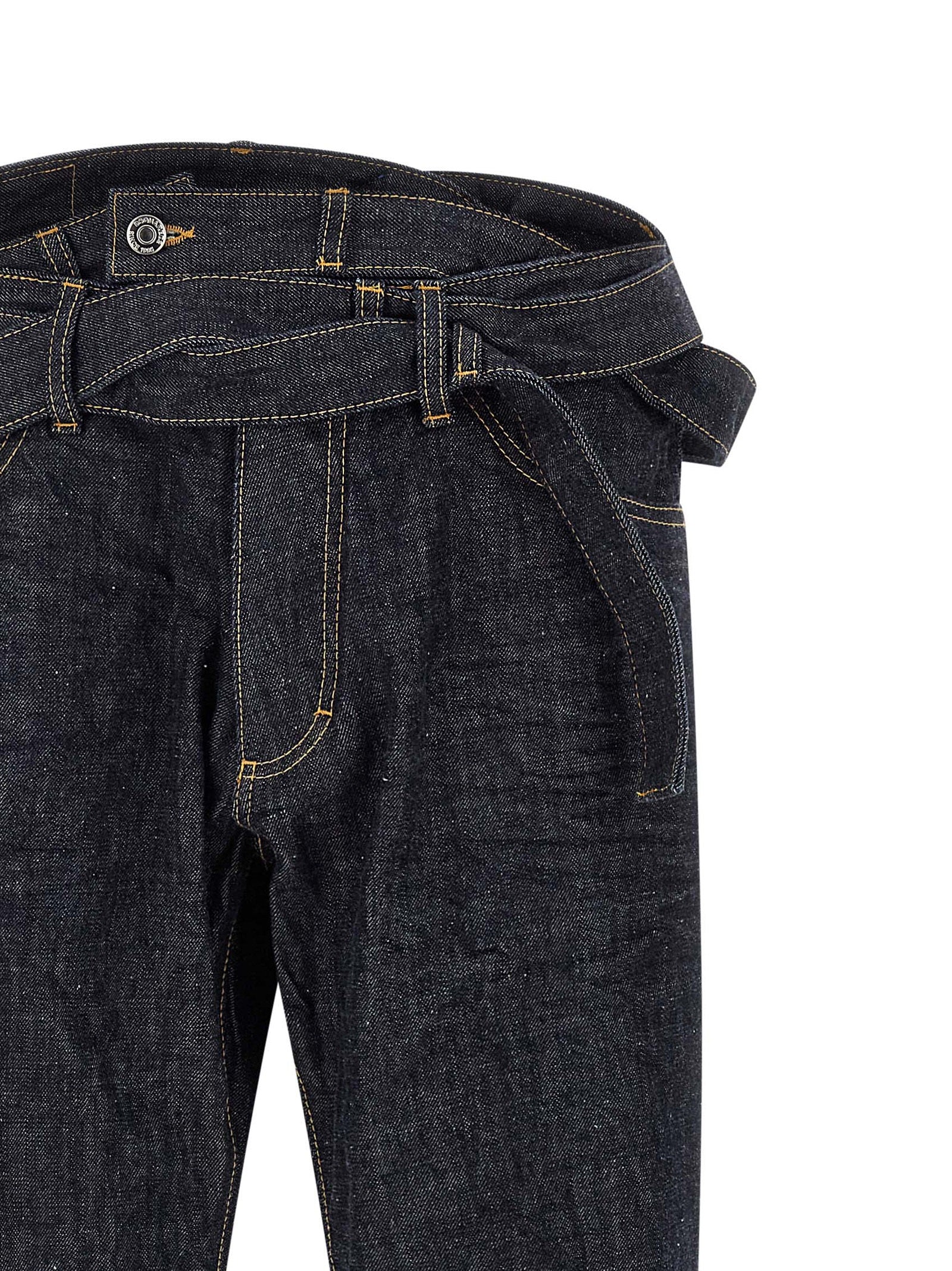 Dsquared² Blaue Jeans aus Baumwolle im geraden Schnitt