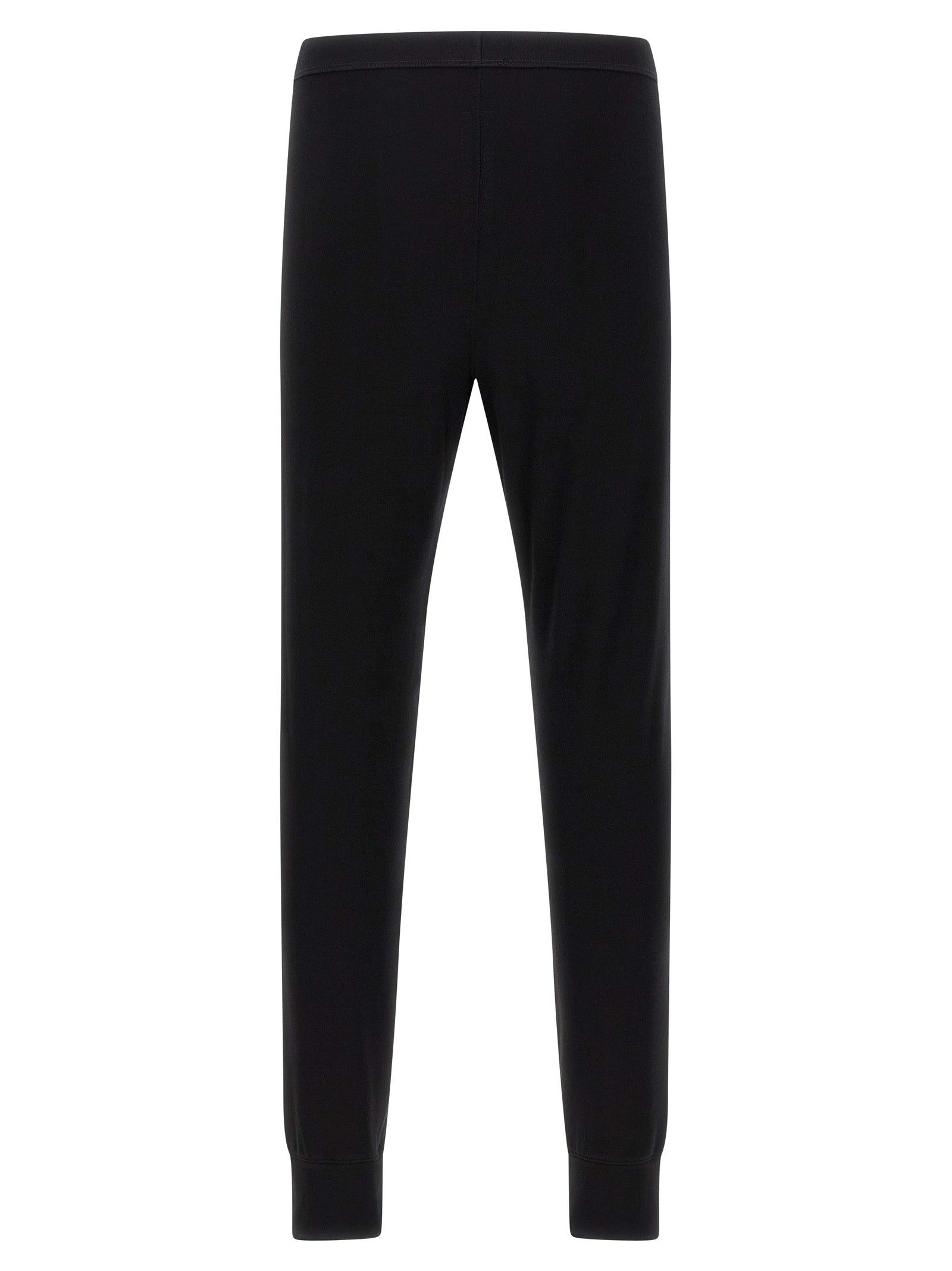 Rick Owens Schwarze Wollleggings