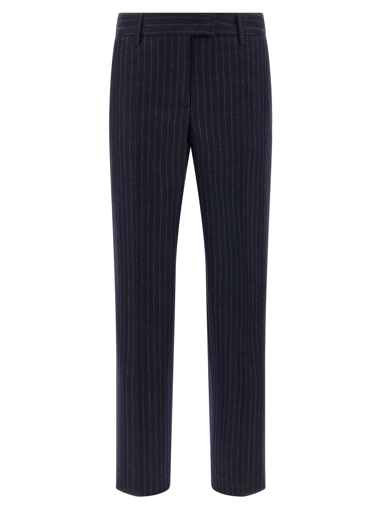 Alberto Biani Blaue Hose aus reiner Schurwolle