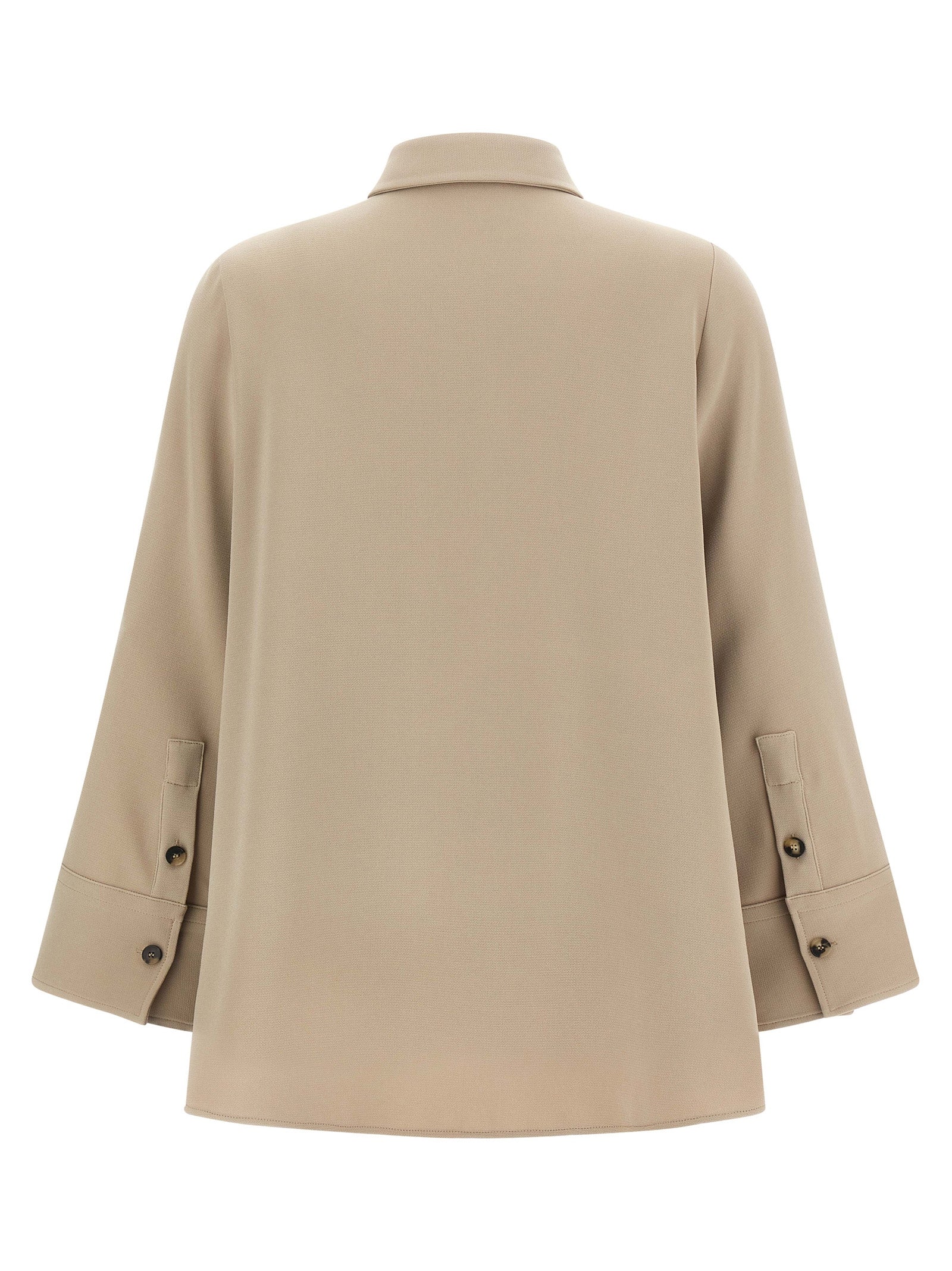 Alberto Biani Beige Triacetat-Bluse