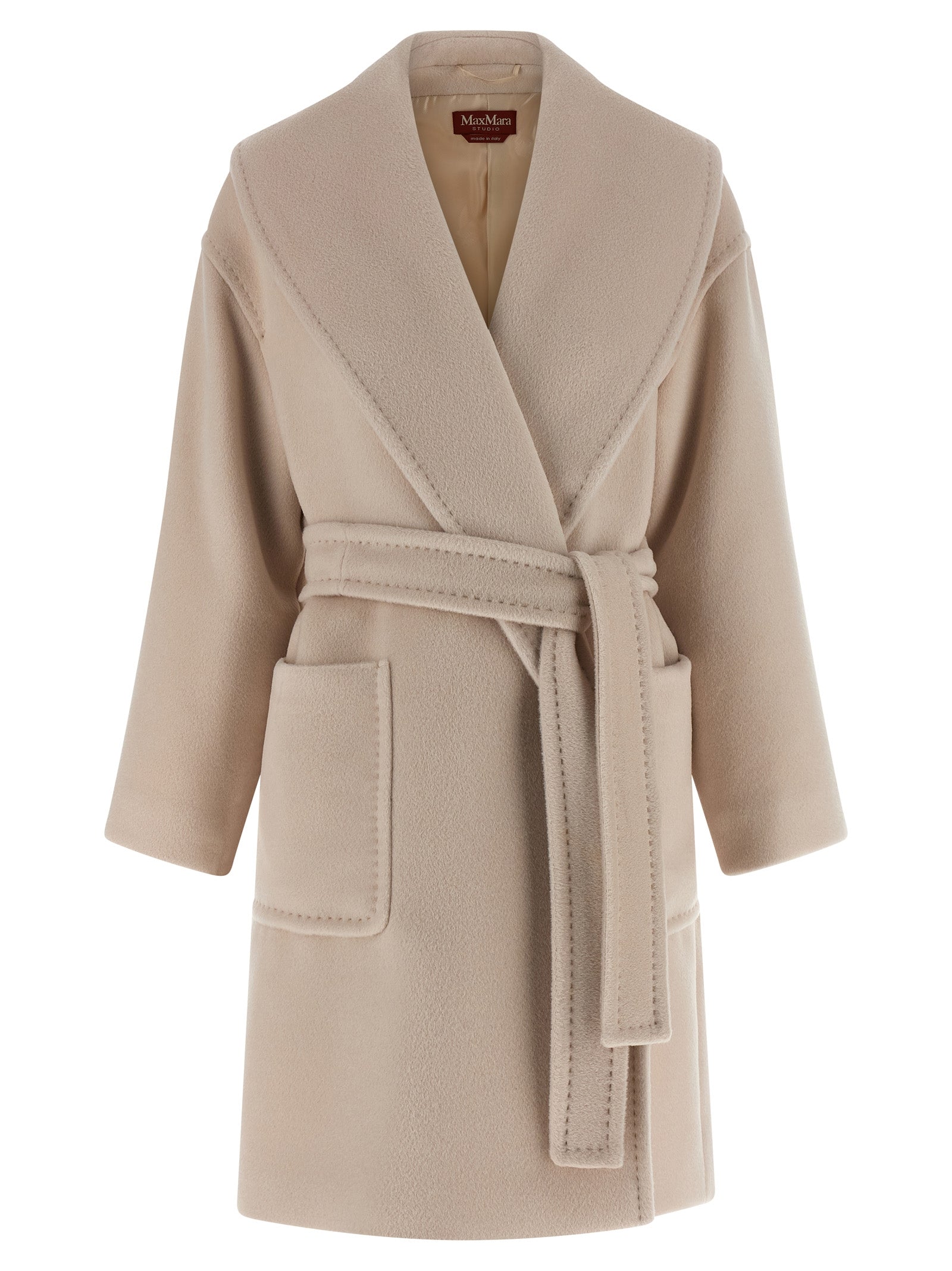 Max Mara Beiger Wollmantel