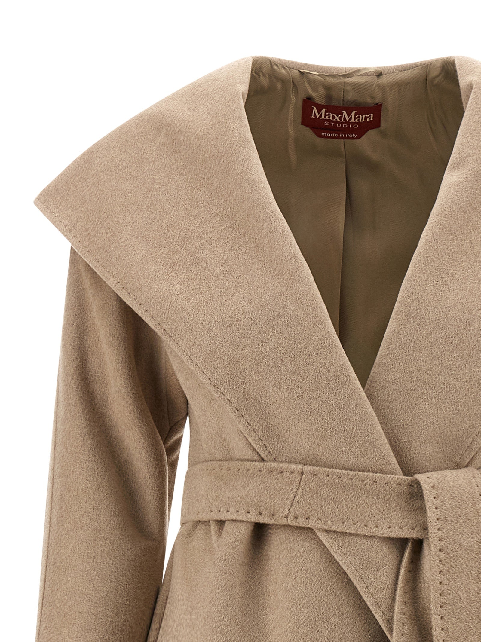 Max Mara Beiger Kaschmir-Mantel