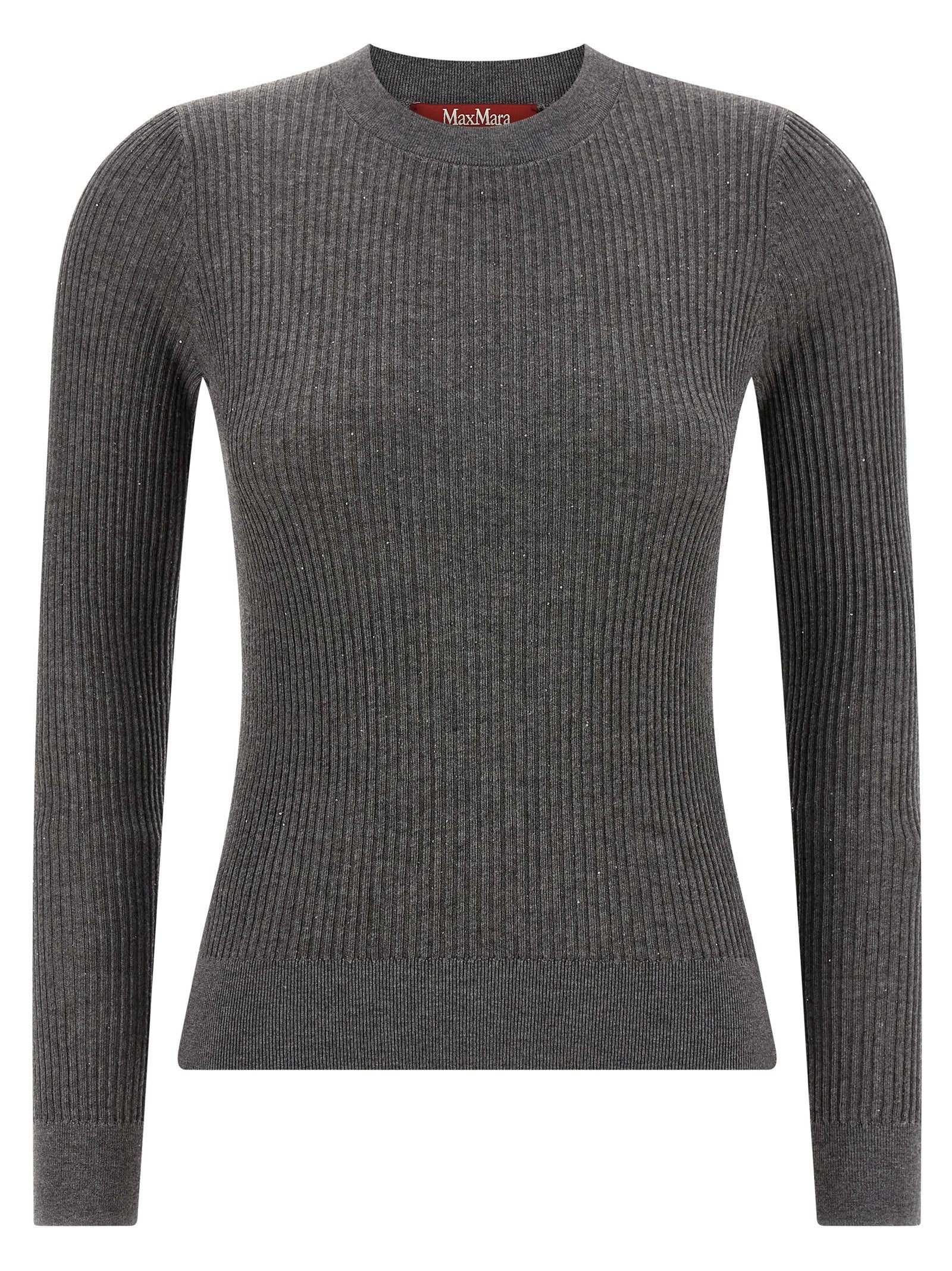 Max Mara Grauer Seiden-Cardigan