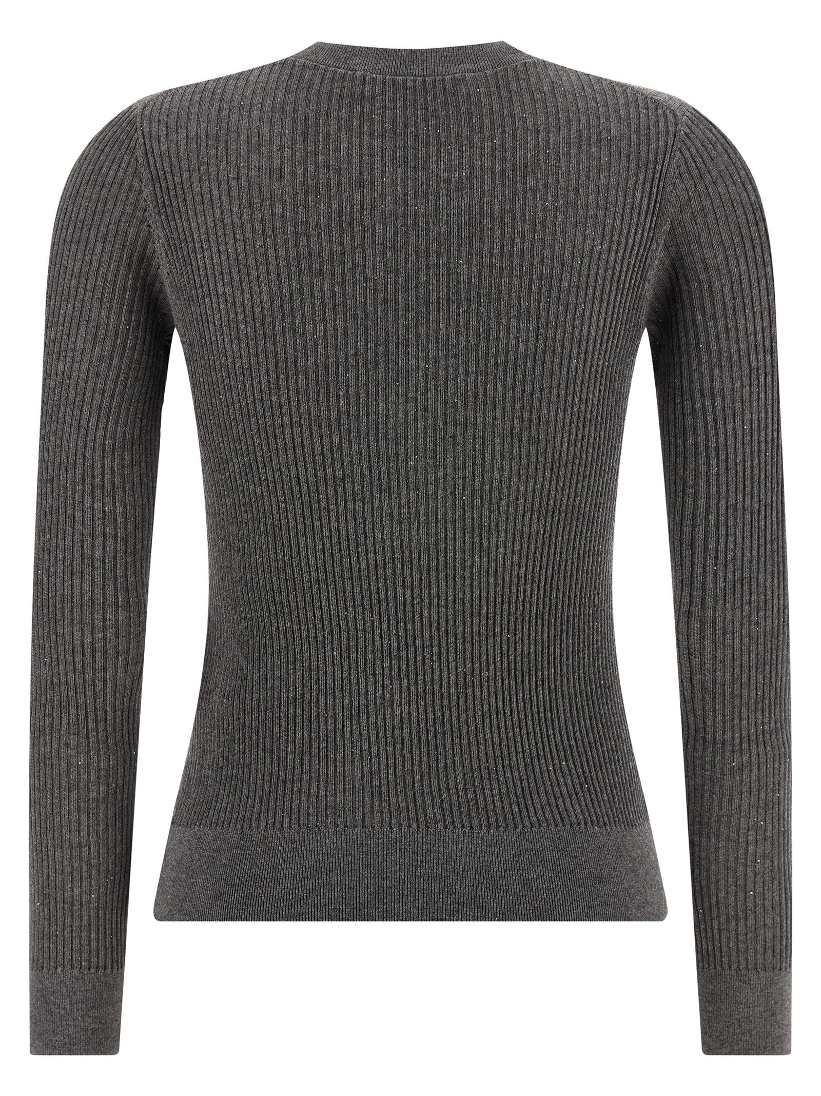 Max Mara Grauer Seiden-Cardigan