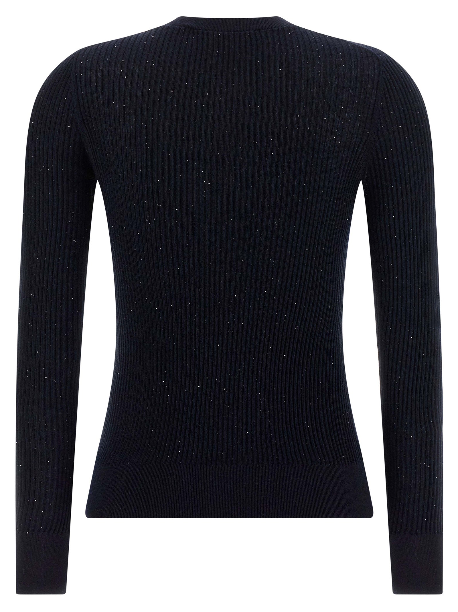 Max Mara Blauer Seiden-Cardigan