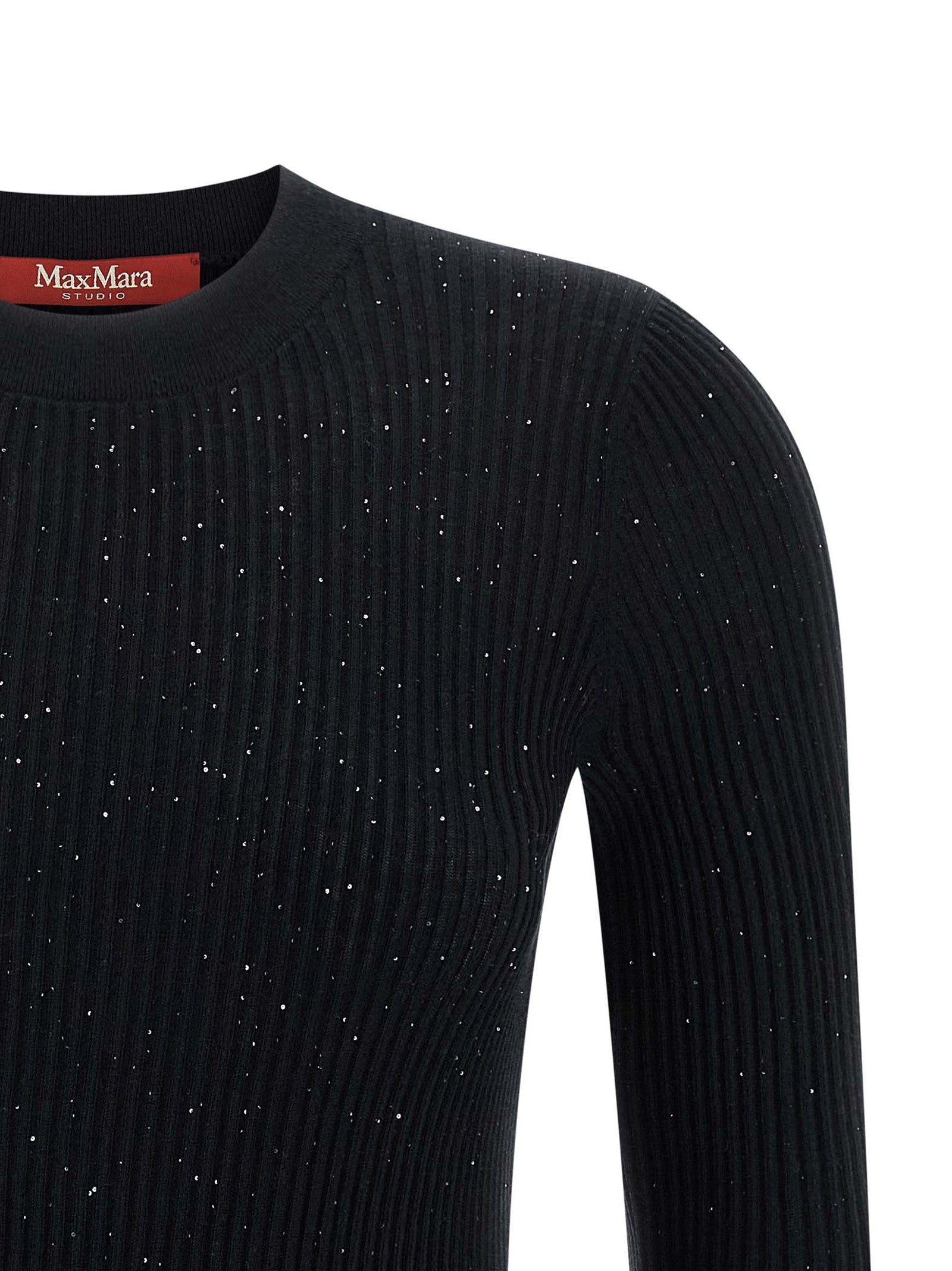 Max Mara Schwarzer Seiden-Cardigan