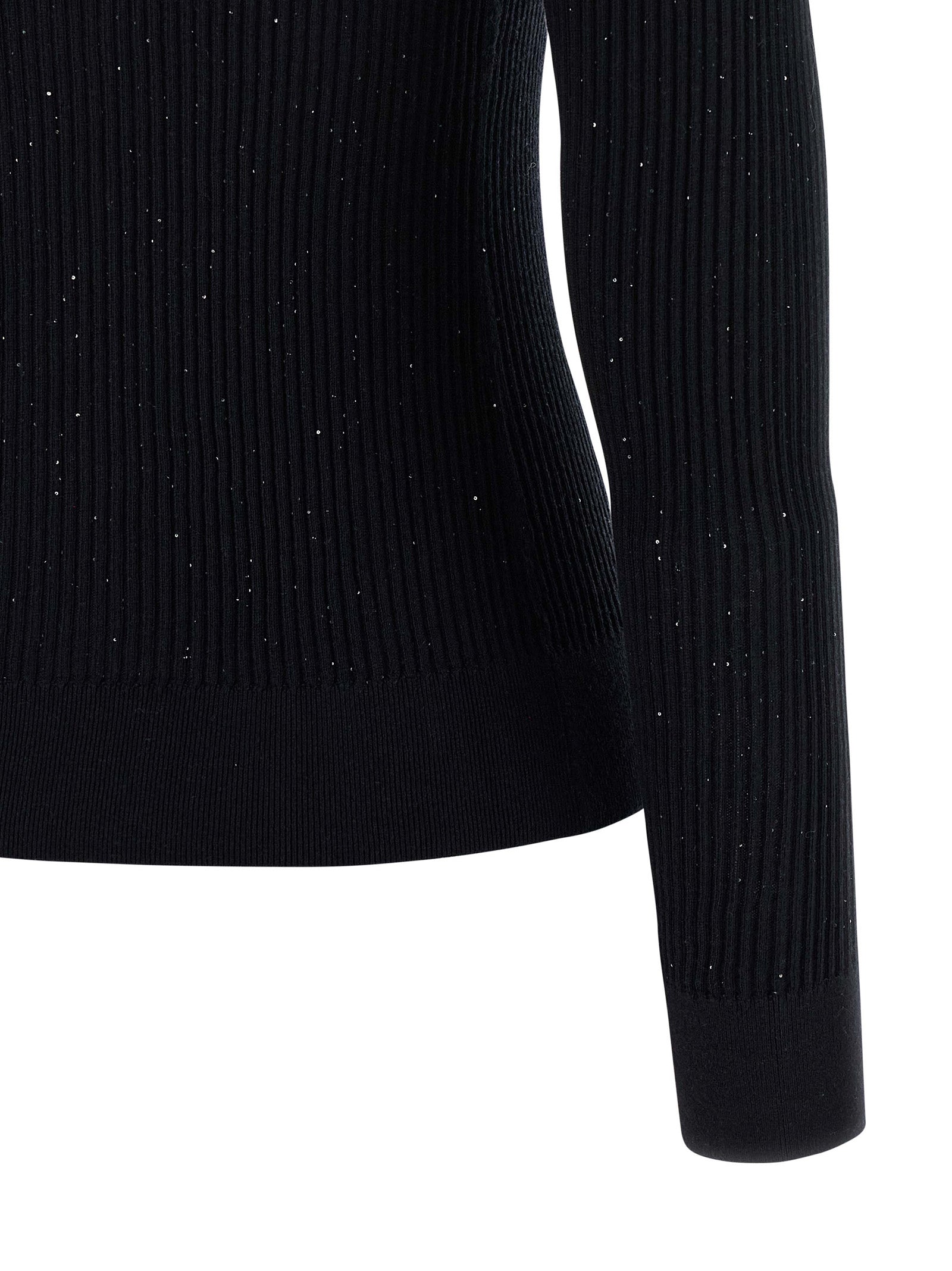 Max Mara Schwarzer Seiden-Cardigan