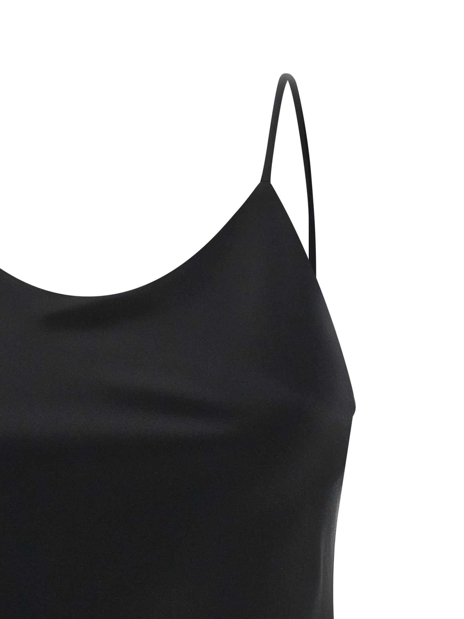 Max Mara Schwarze Seiden-Tanktops