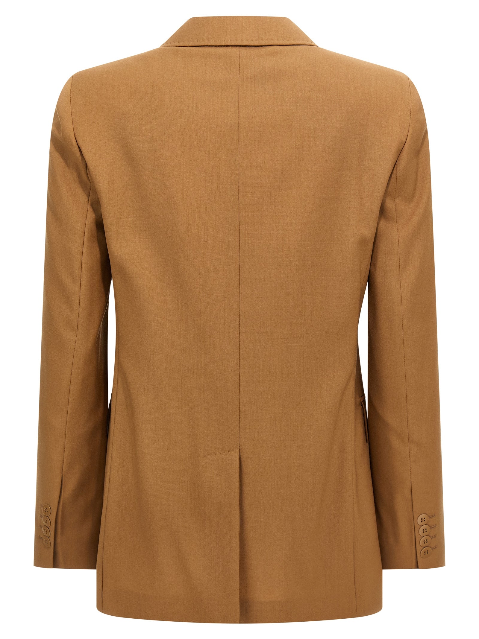 Max Mara Brauner Blazer aus reiner Schurwolle