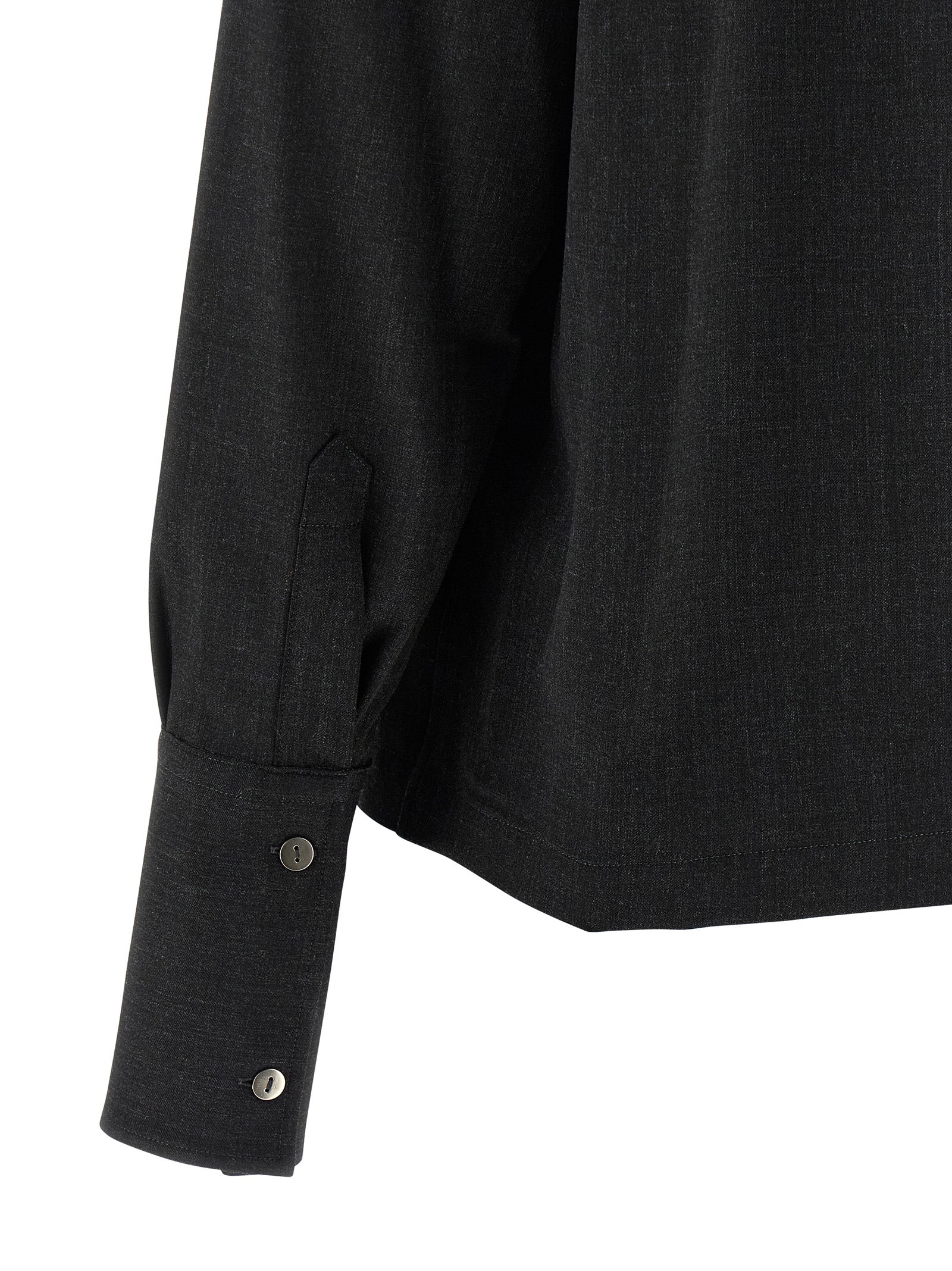 THELATEST Graue Polyester-Bluse