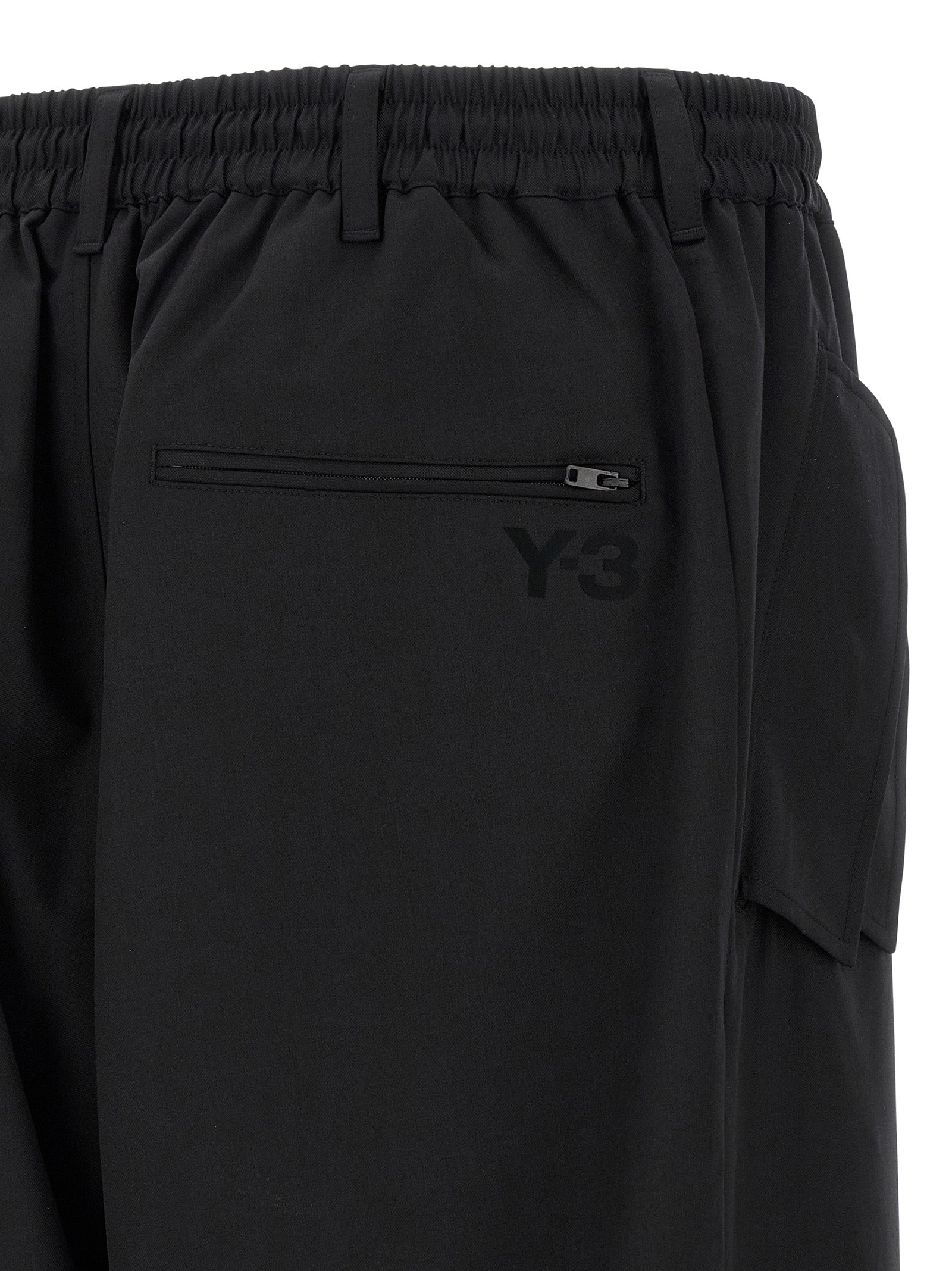 Y-3 Schwarze Freizeithose aus Polyester