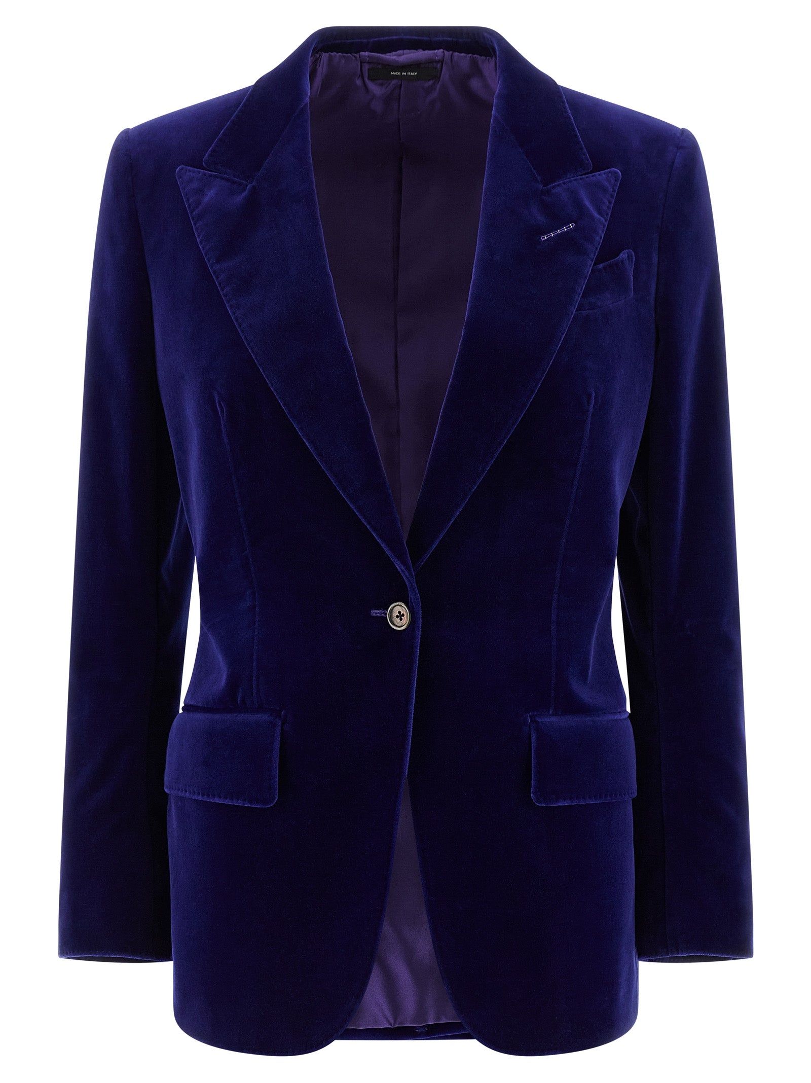 Tom Ford Blauer Baumwollblazer