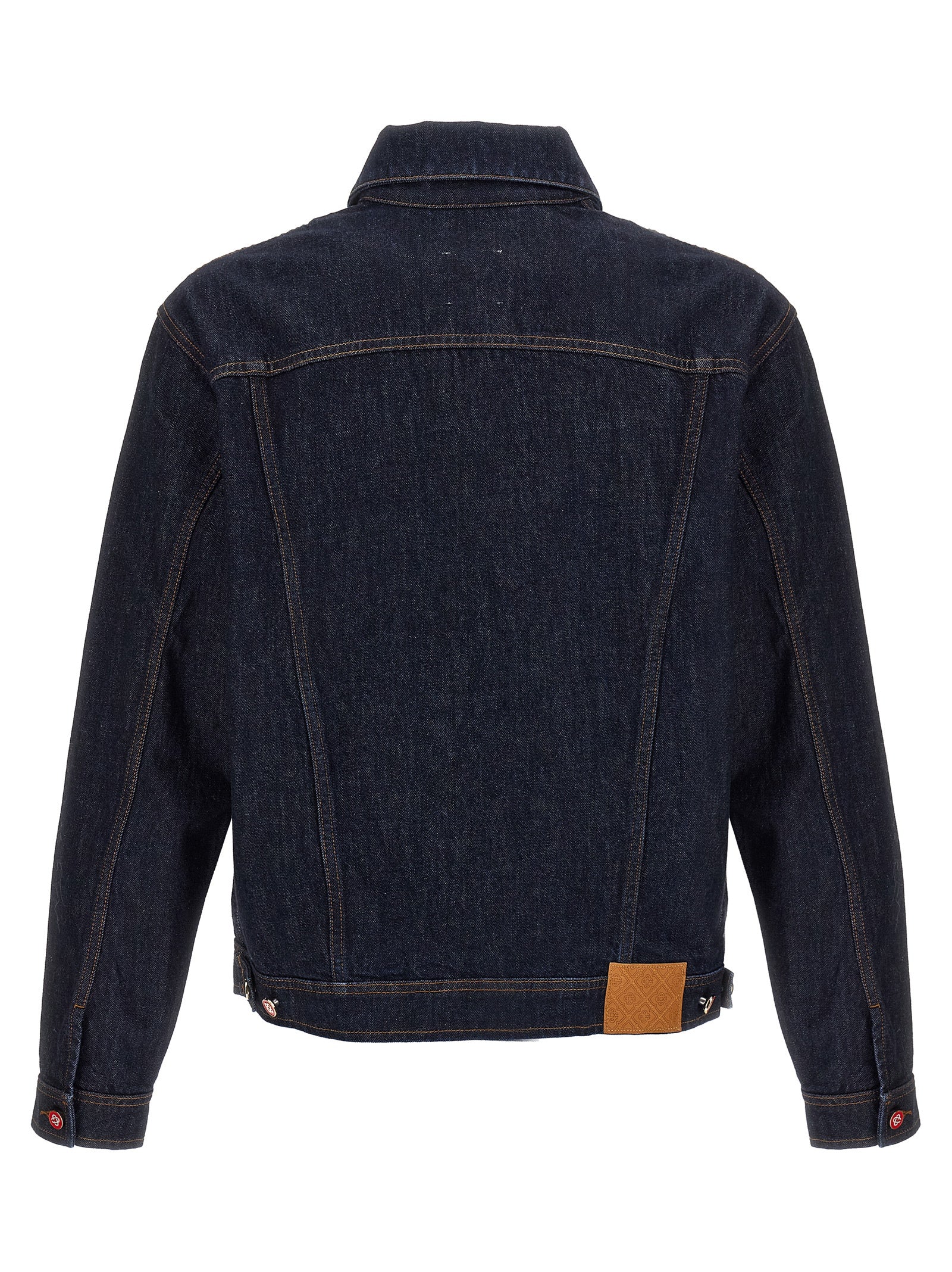 Casablanca Blaue Jeansjacke aus Baumwolle