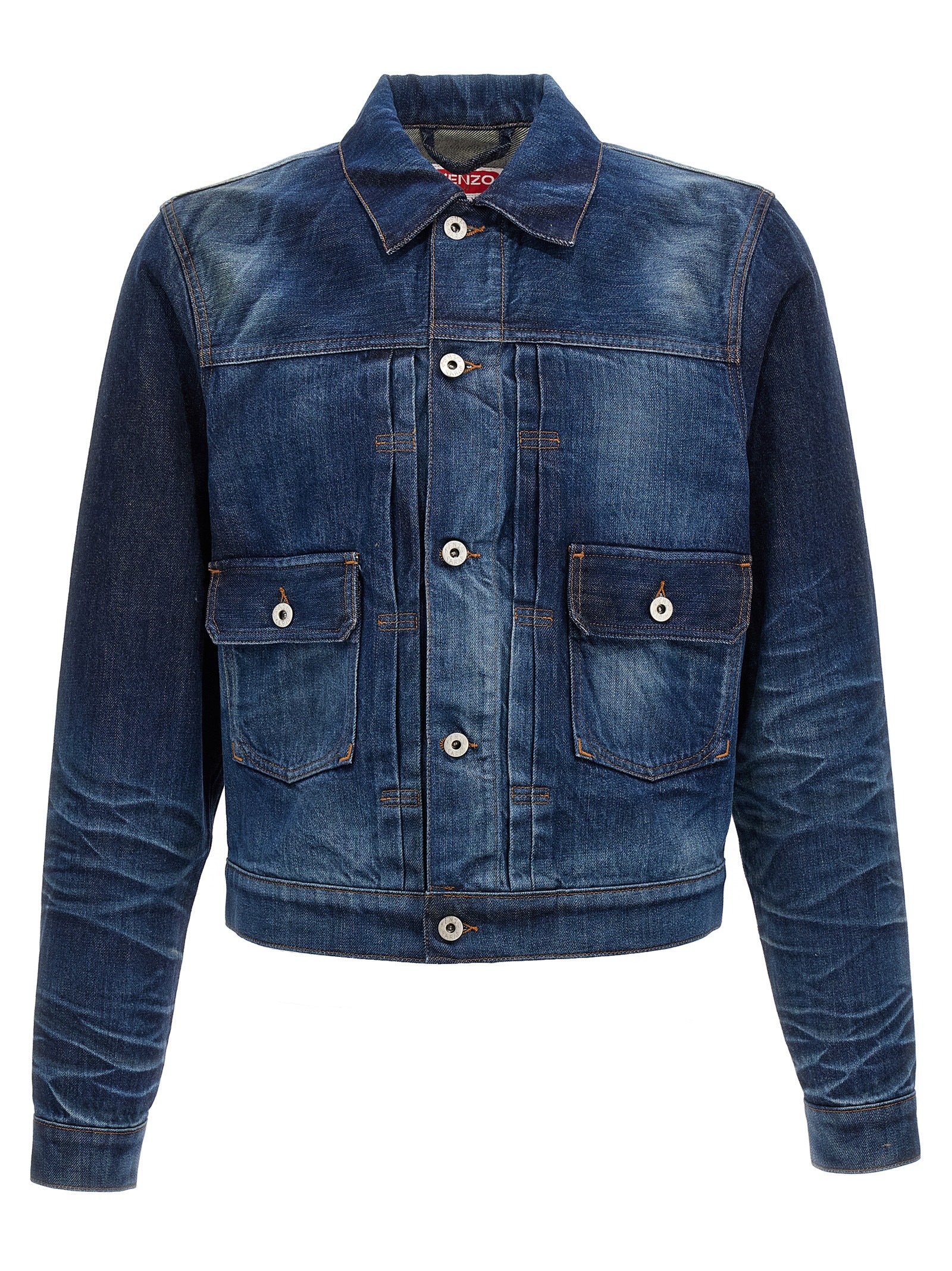 Kenzo Blaue Jeansjacke aus Baumwolle