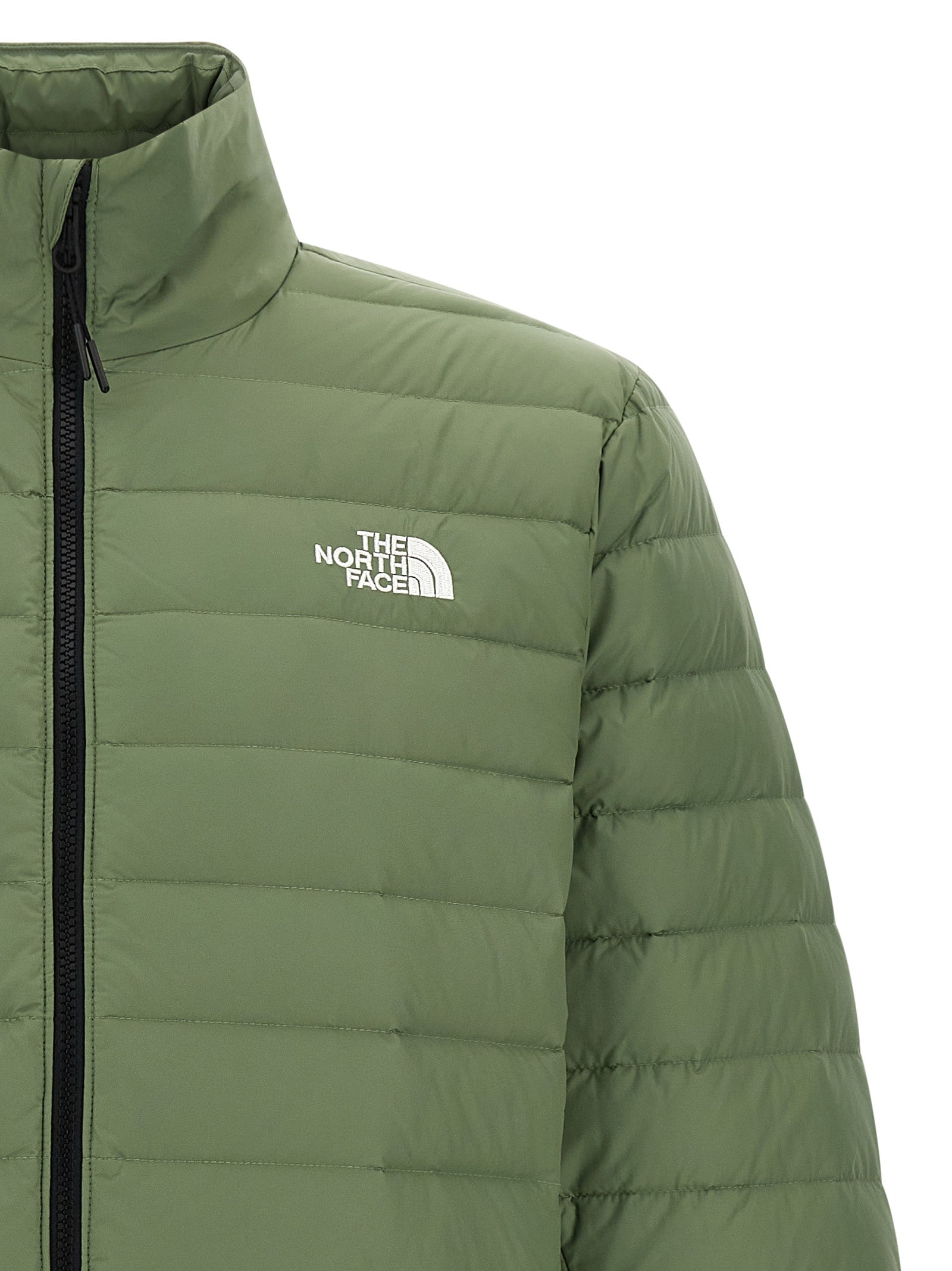 The North Face Zweifarbige Nylon-Steppjacke
