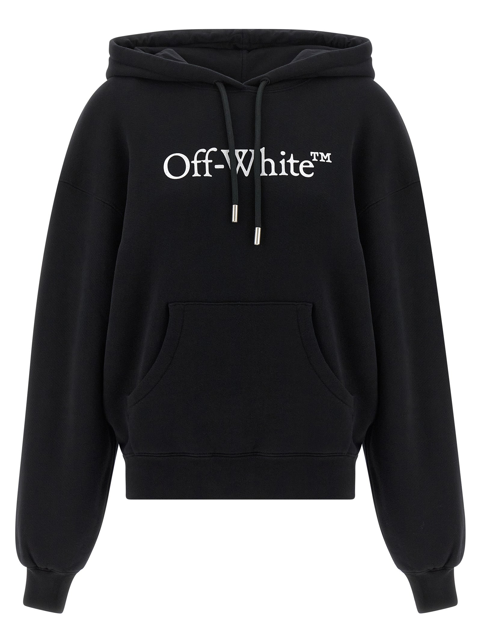 Off-White Zweifarbige Baumwollkapuzenjacke