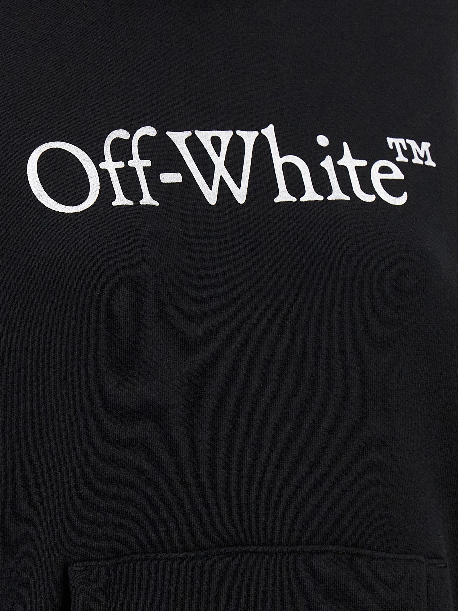 Off-White Zweifarbige Baumwollkapuzenjacke