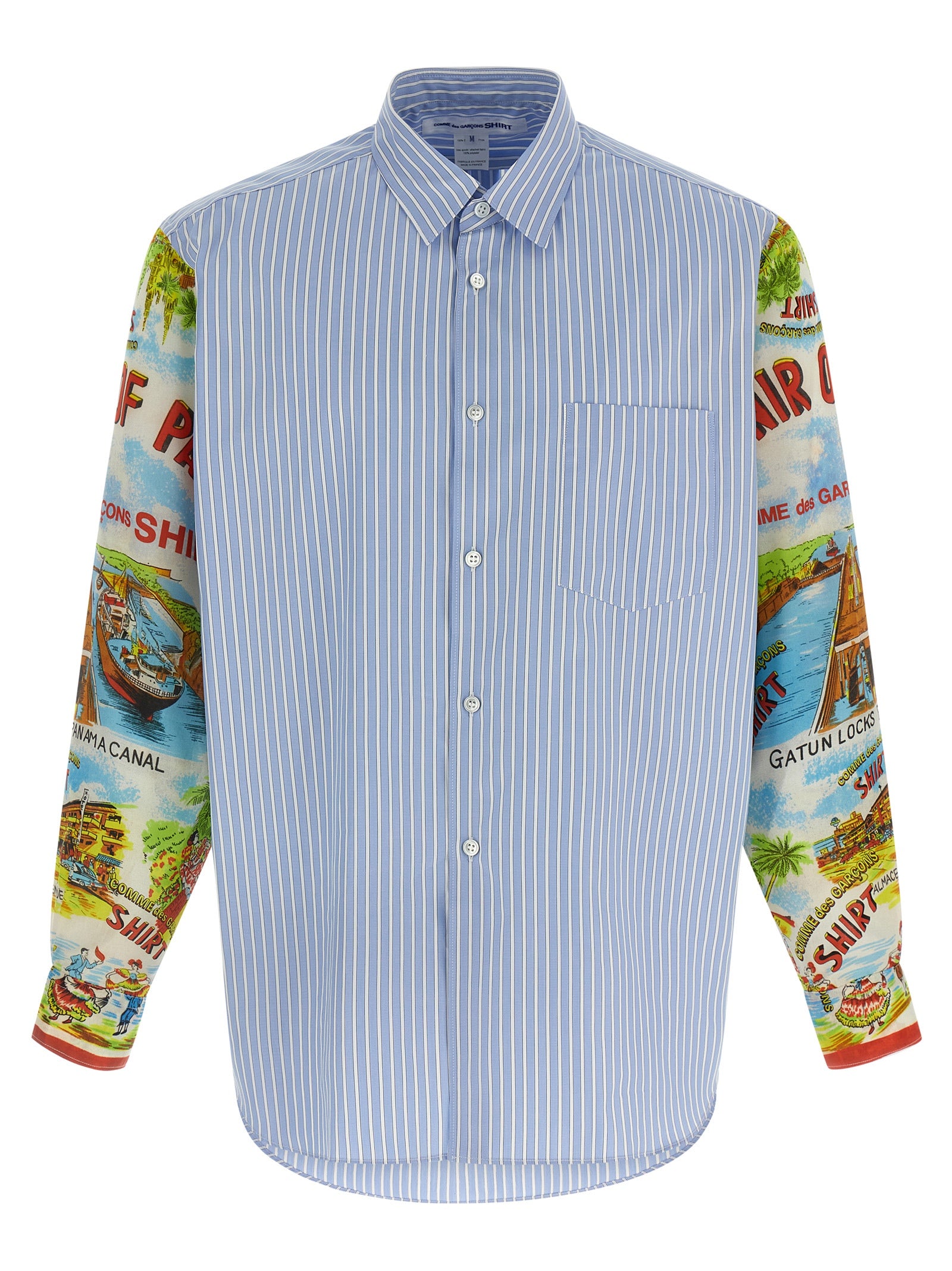 Comme Des Garçons Mehrfarbige Baumwollbluse