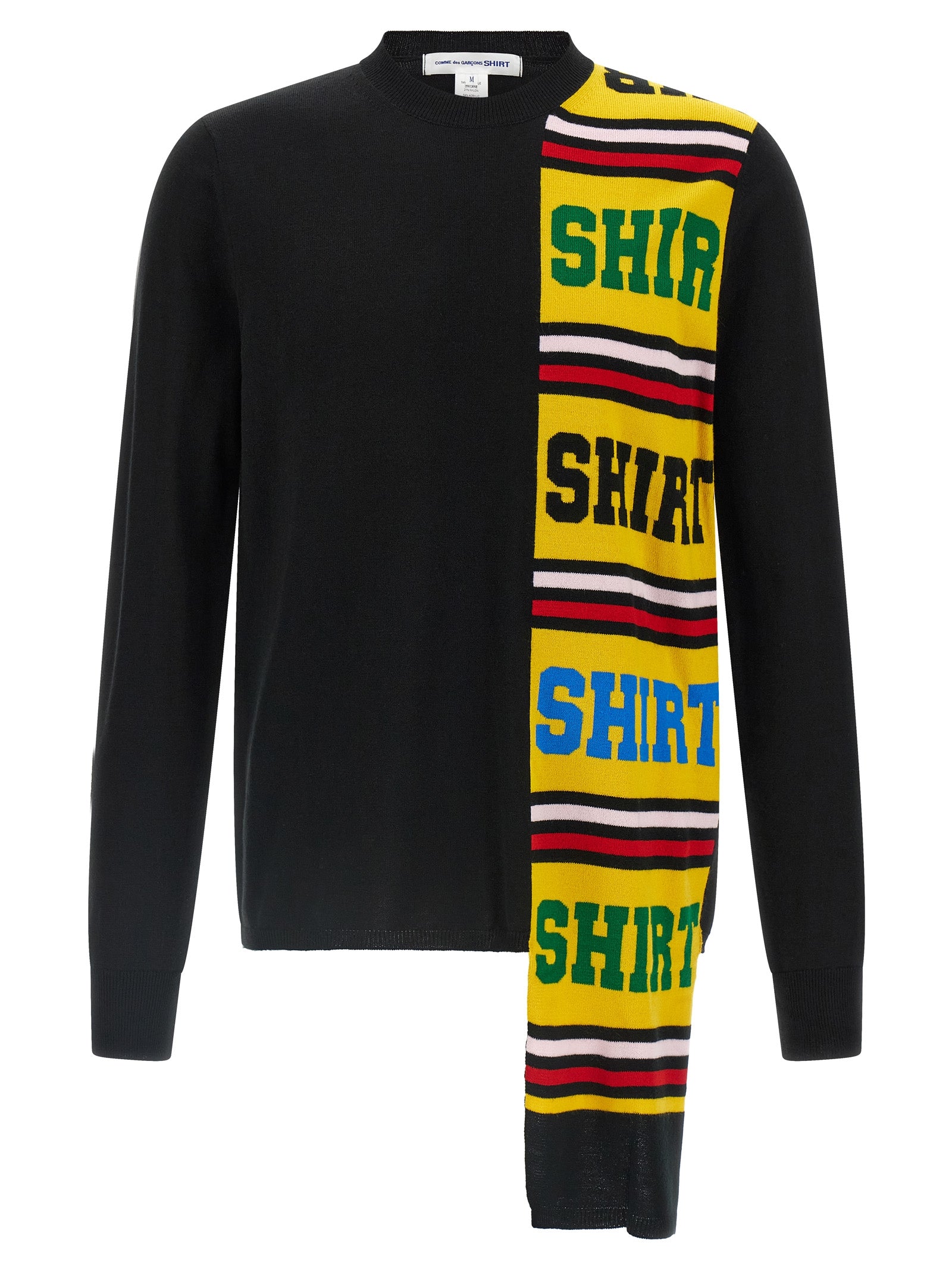 Comme Des Garçons Schwarzer Cardigan aus Acetat