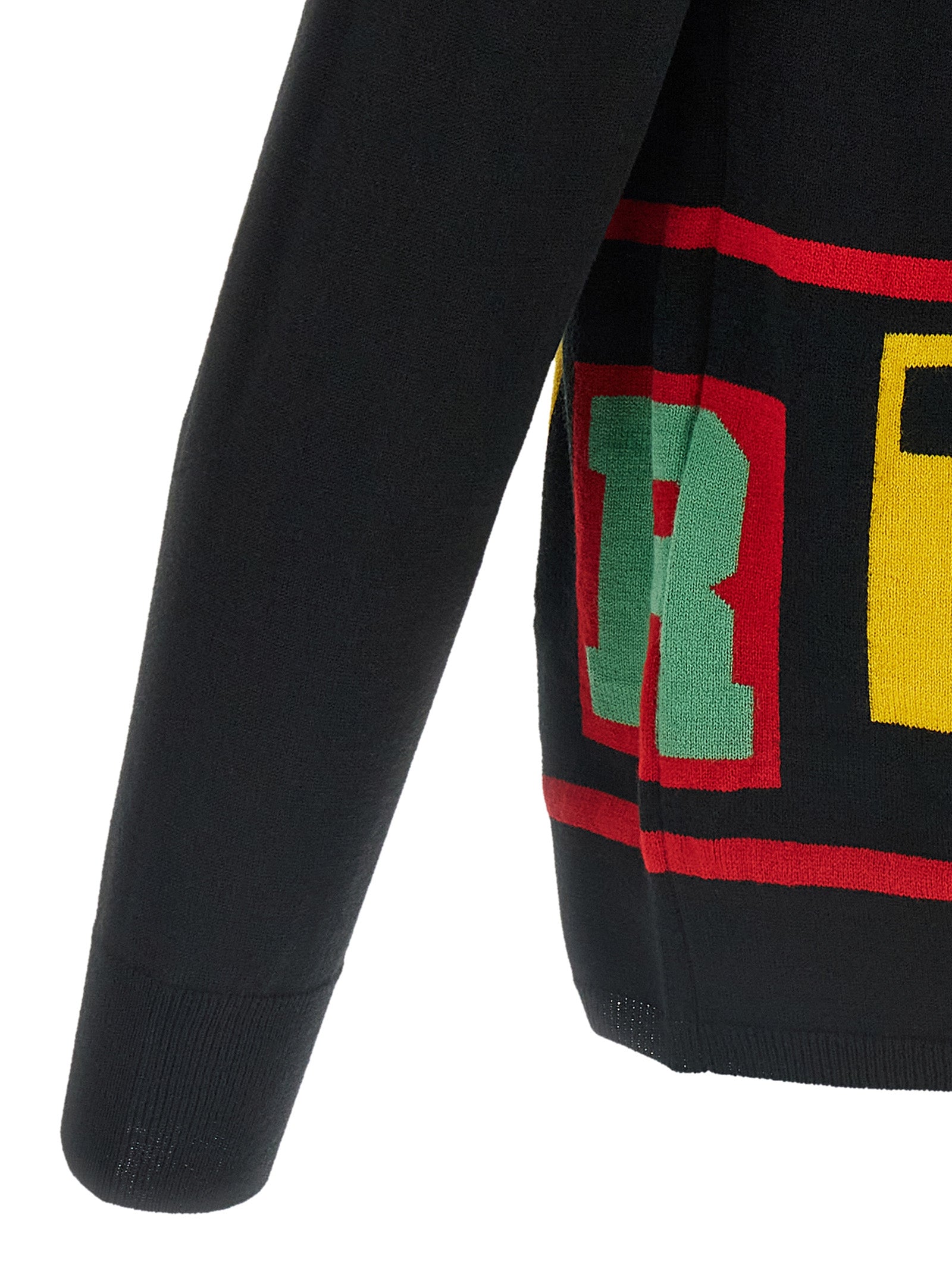 Comme Des Garçons Schwarzer Cardigan aus Acetat