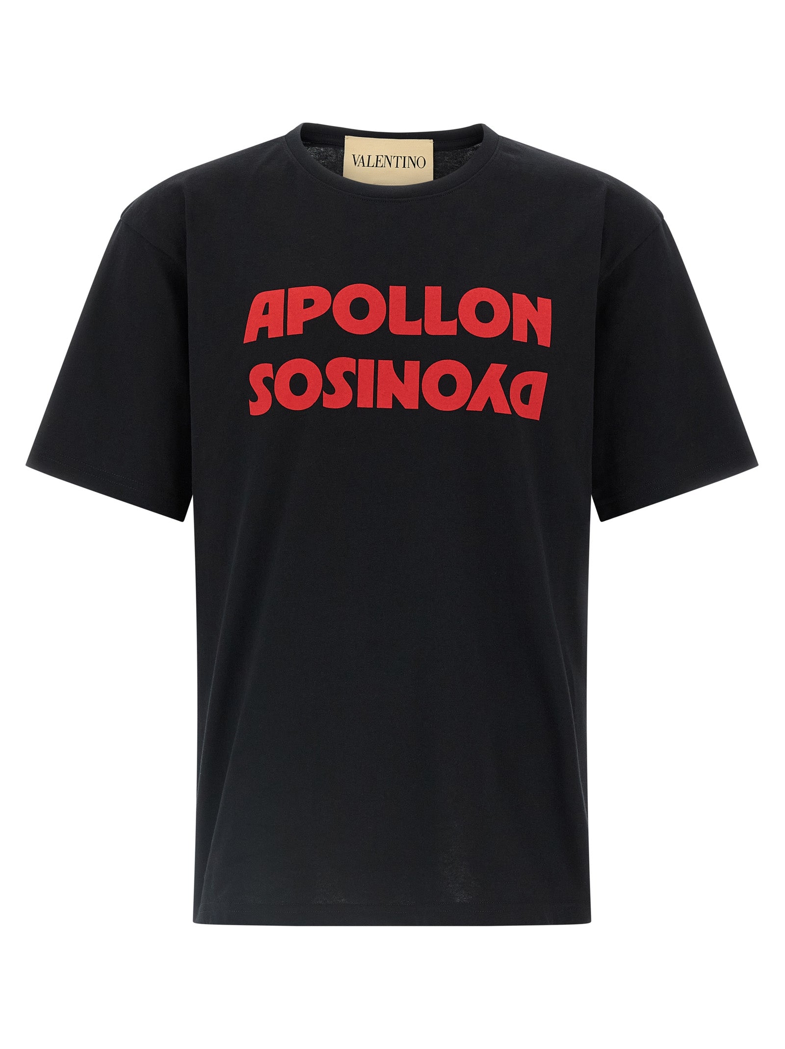 Valentino Garavani Schwarzes Baumwoll-T-Shirt