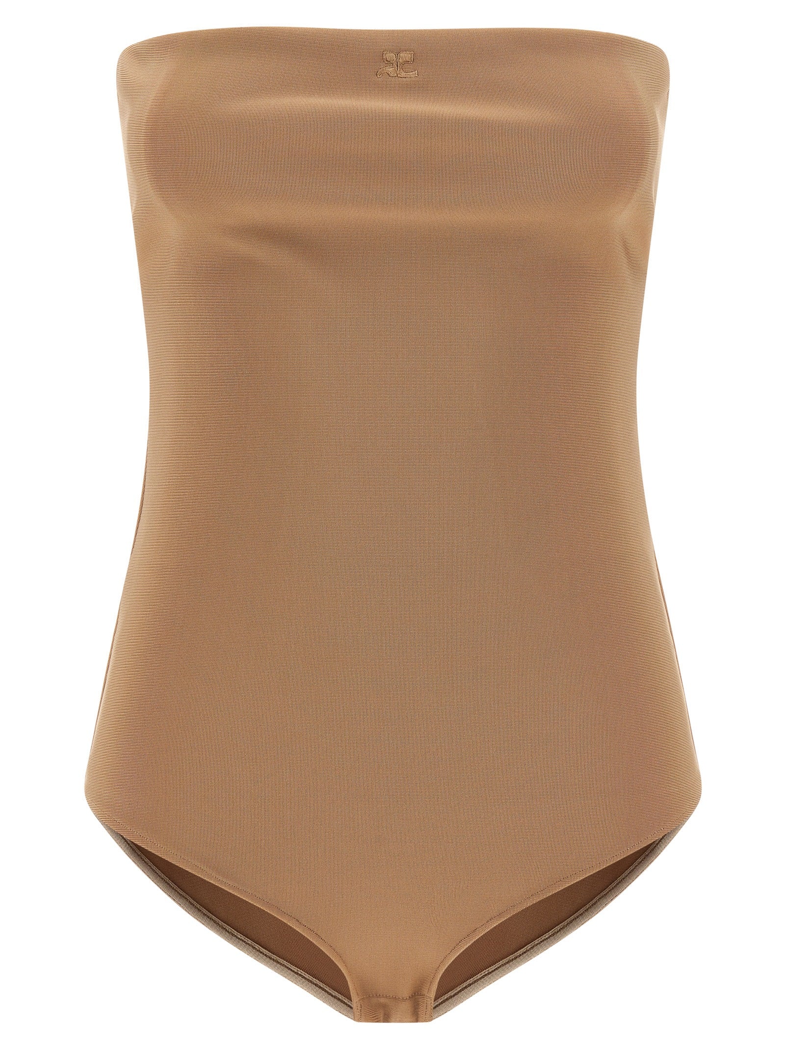 Courrèges Beige Viskose Body