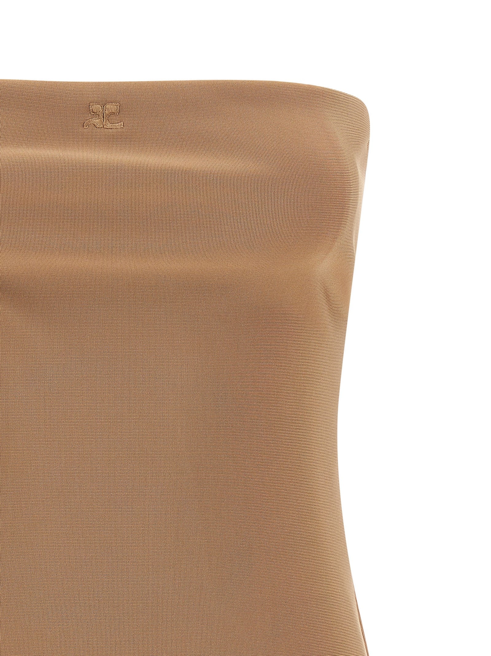 Courrèges Beige Viskose Body