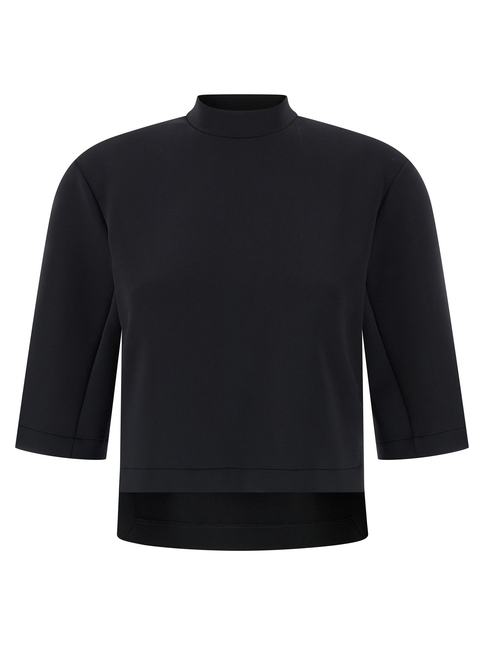 MONCLER GENIUS Schwarzes Polyester-Oberteil
