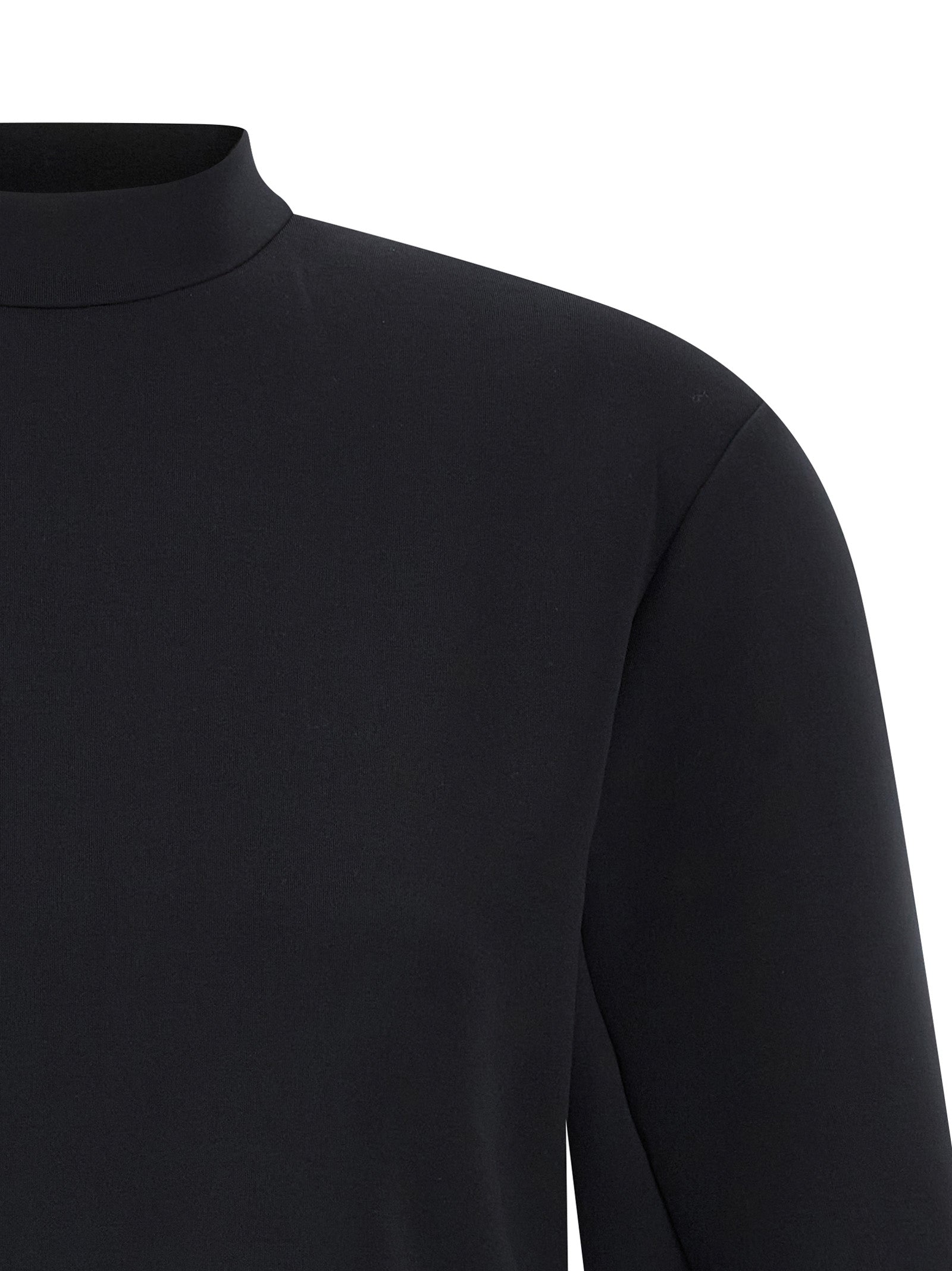 MONCLER GENIUS Schwarzes Polyester-Oberteil