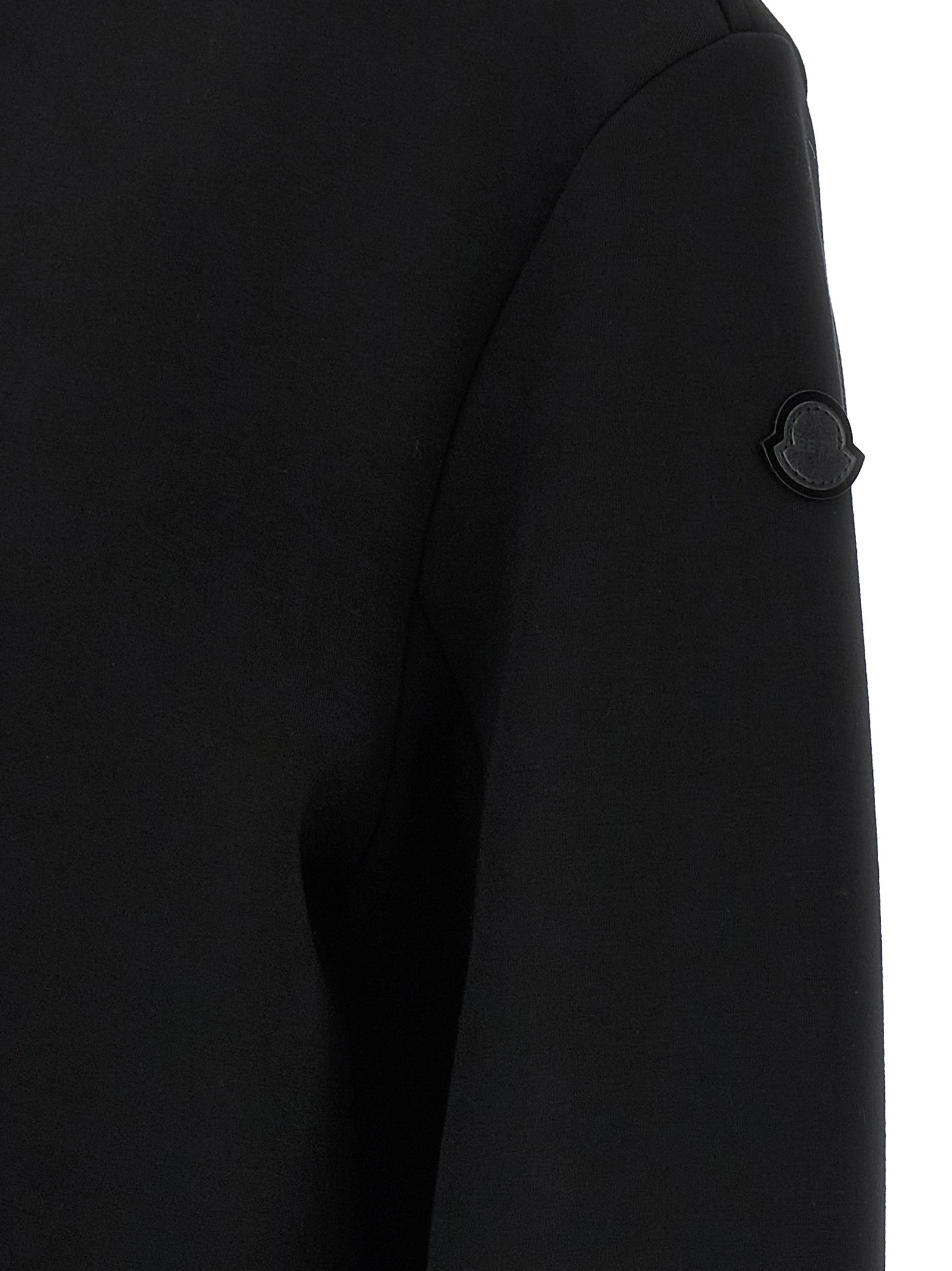 MONCLER GENIUS Schwarzer Sweatshirt aus Viskose