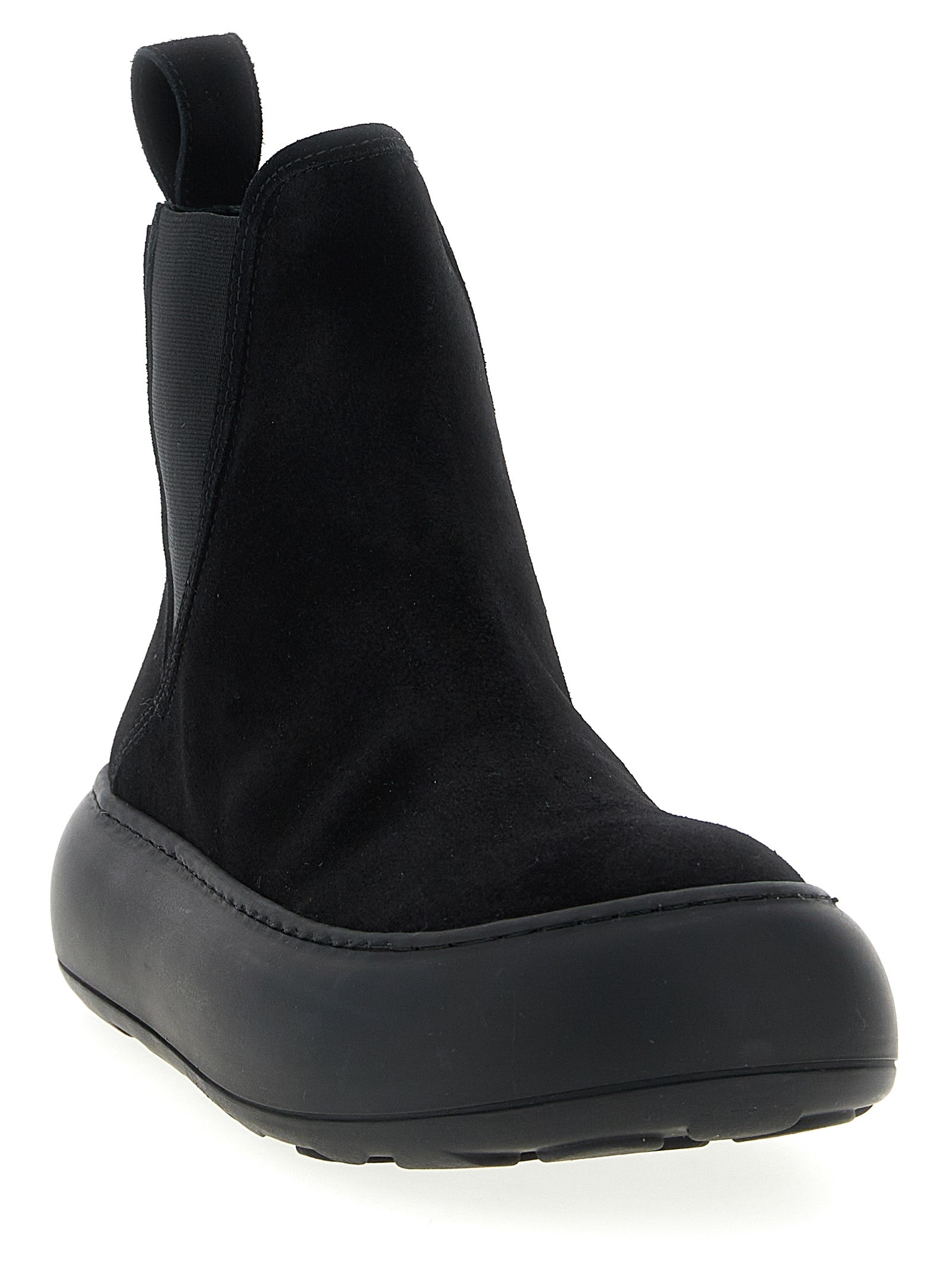 Moschino Schwarze Chelsea Boots aus Kalbsleder